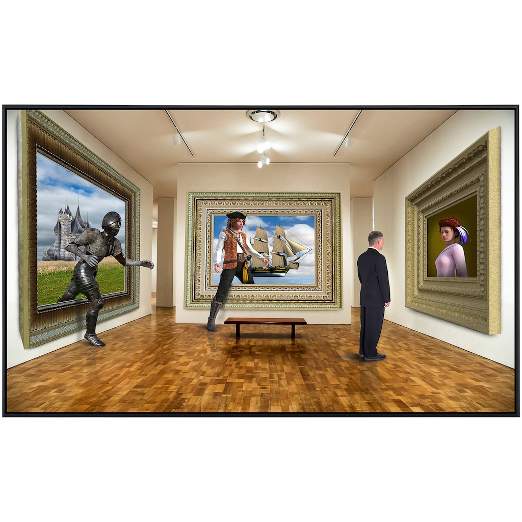 Papermoon Infrarotheizung »Surreale Kunstgalerie«