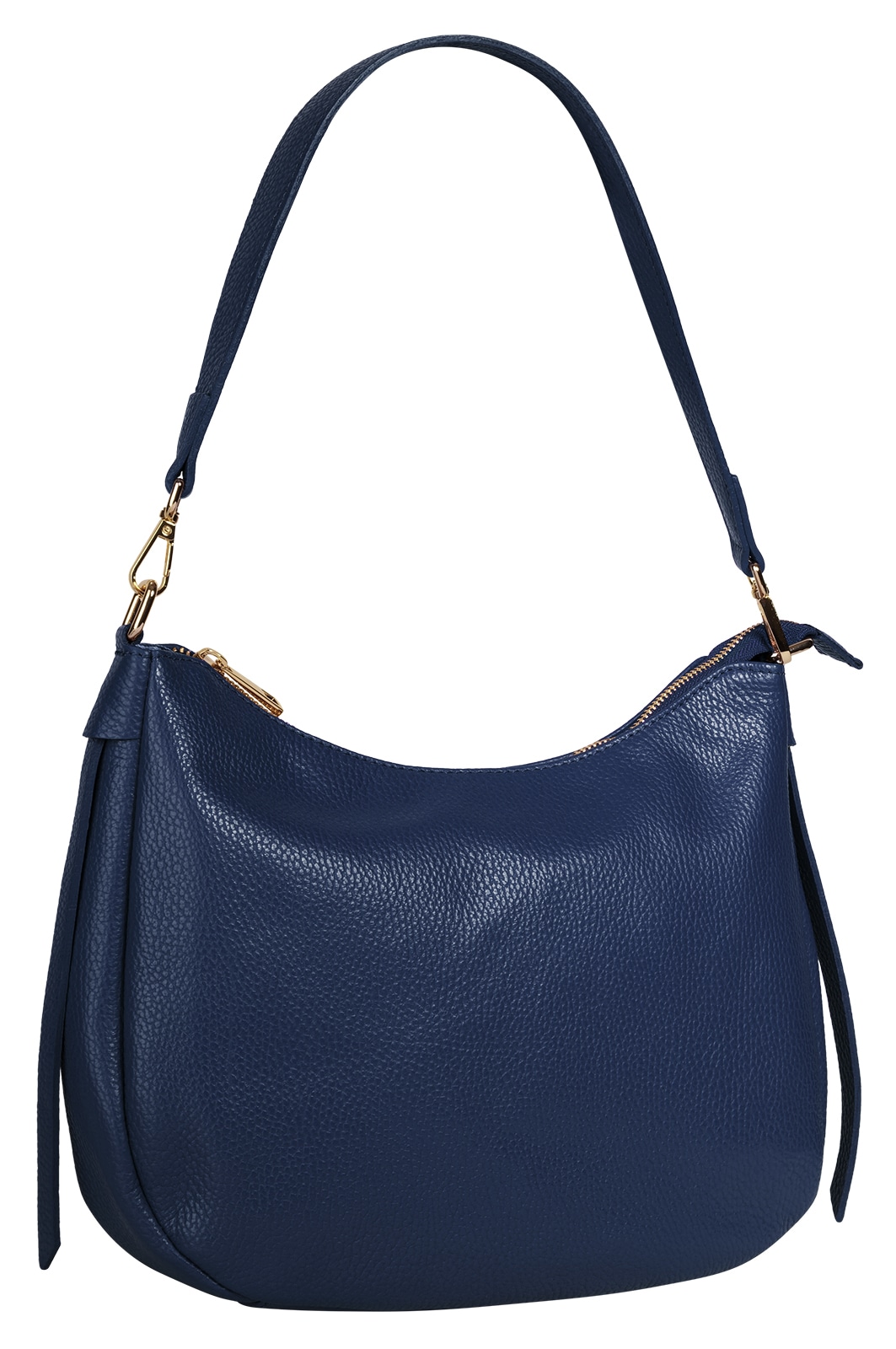 Cluty Umhängetasche, echt Leder, Made in Italy