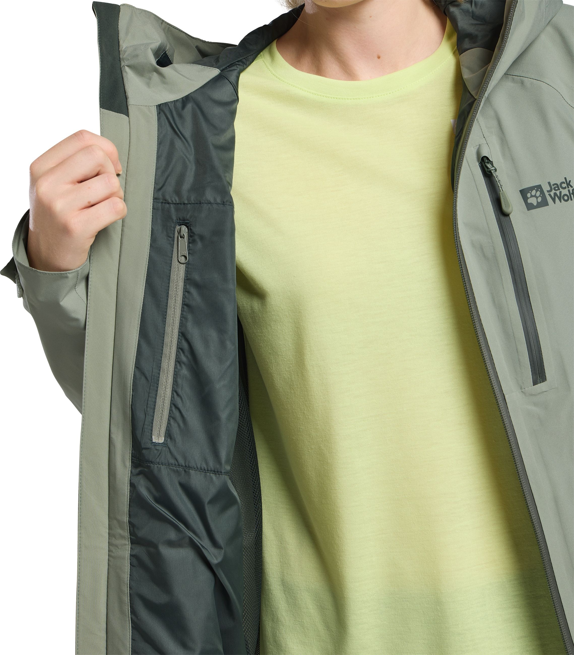 Jack Wolfskin Funktionsjacke »EAGLE PEAK 2L JKT W«, mit Kapuze