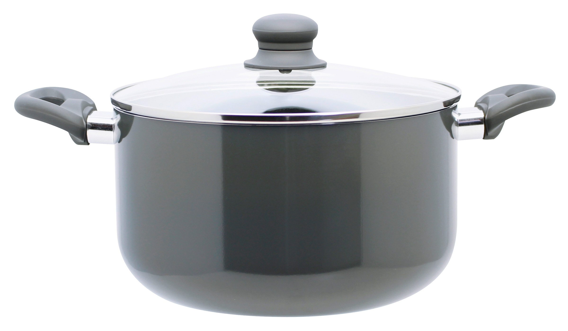Elo Topf-Set »Rhino Topfset 4-teilig«, Aluminium, (Set, 7 tlg.), Hitzeisolierende Softtouch Griffe