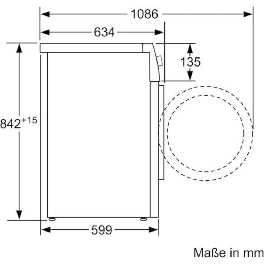 SIEMENS Wärmepumpentrockner »WT47XMA1«, iQ700, 8 kg