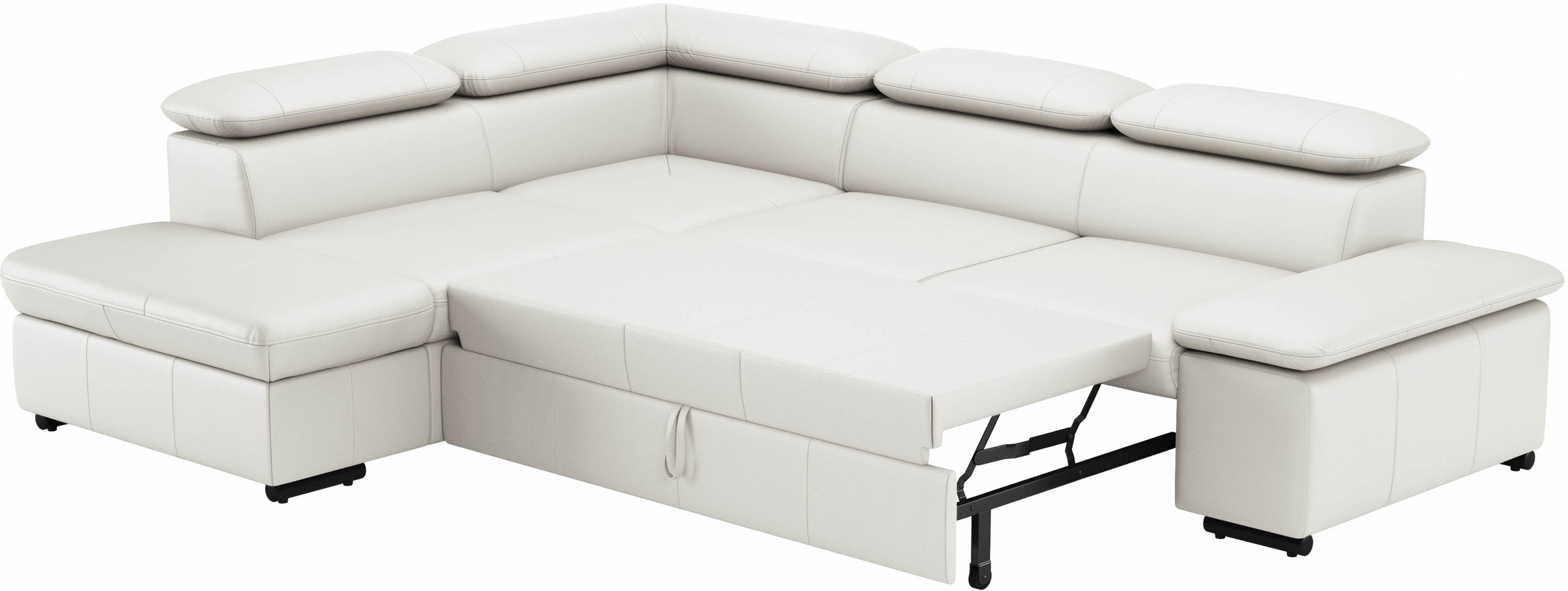 sit&more Ecksofa »Alcudia L-Form«, mit Armteilverstellung, optional Kopfteilverstellung und Bettfunktion