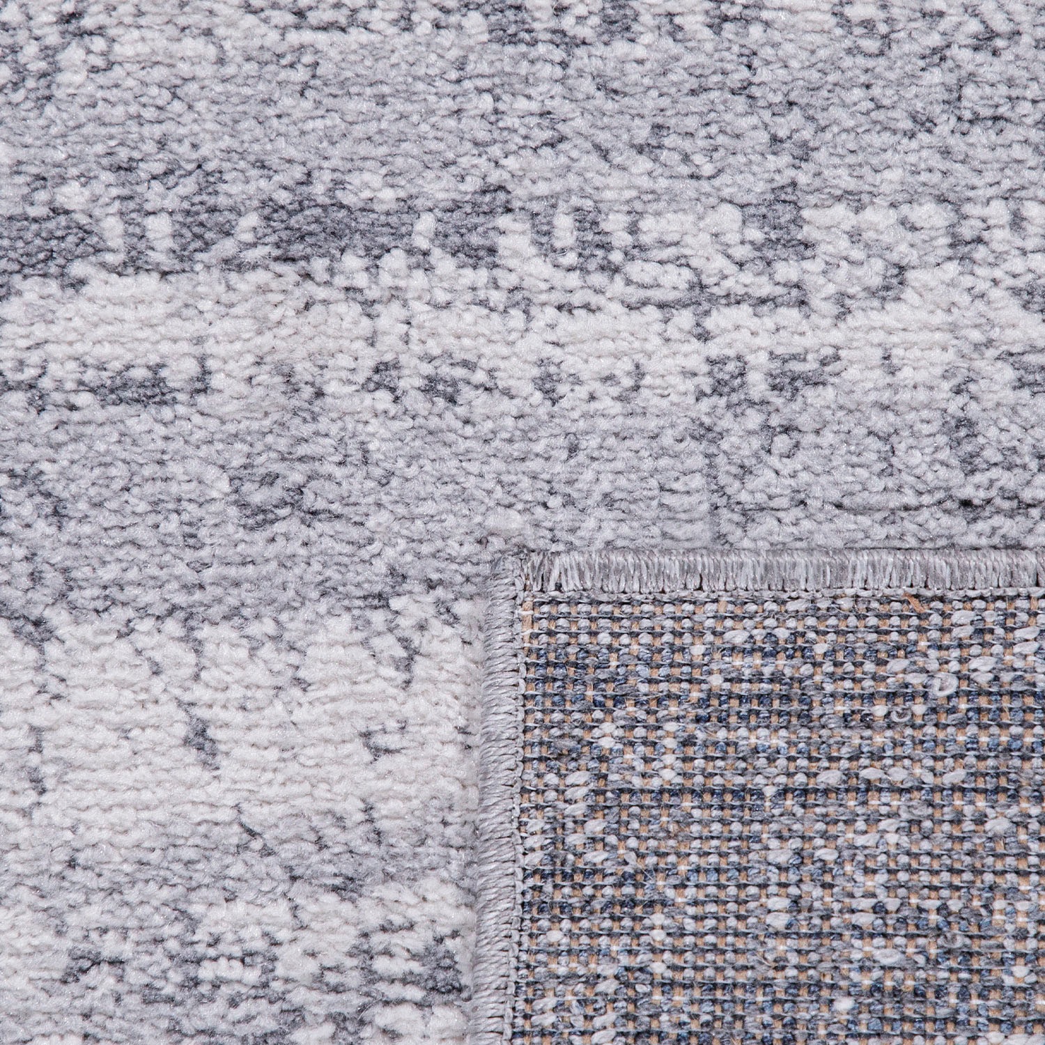 Paco Home Teppich »Catania 842«, rechteckig, 13 mm Höhe, Kurzflor, meliert, modernes Design, mit Bordüre