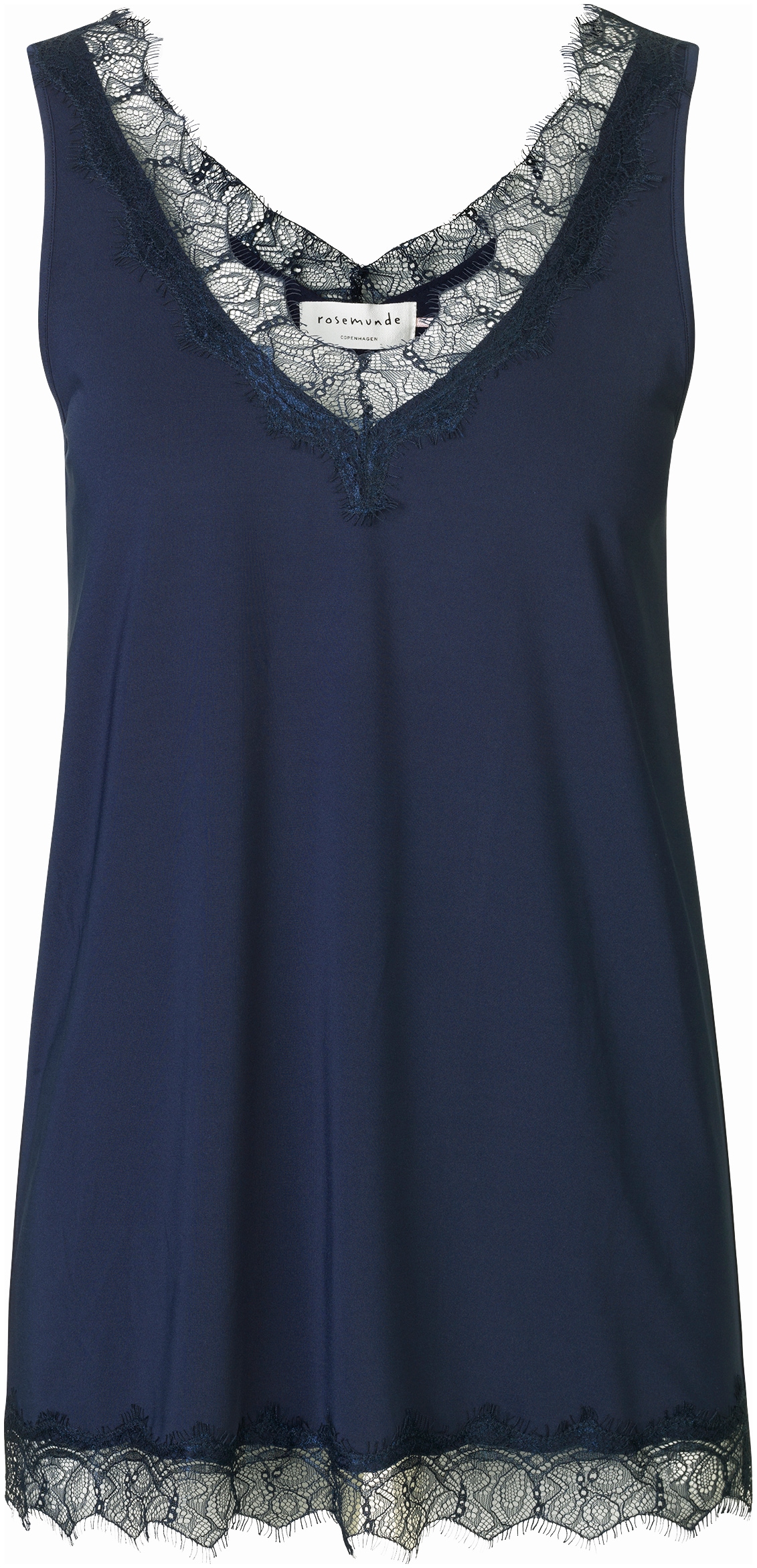 rosemunde Unterziehshirt »Billie Tank Top« Vintage-Spitzenbesatz an V- Ausschnitt und Saum