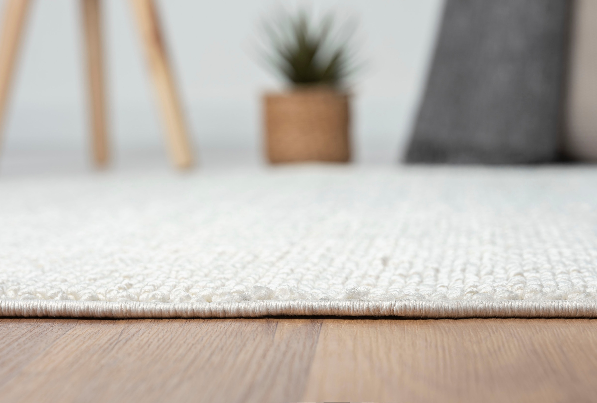 Myflair Möbel & Accessoires Teppich »Ava«, rund, 7 mm Höhe, Uni Farben, meliert, Sisal-Optik, auch in rechteckig erhältlich