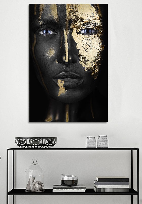 queence Acrylglasbild »Anuket«, Frau-Gemälde-Frau-Bilder von Frauen-Mode-Mo günstig online kaufen