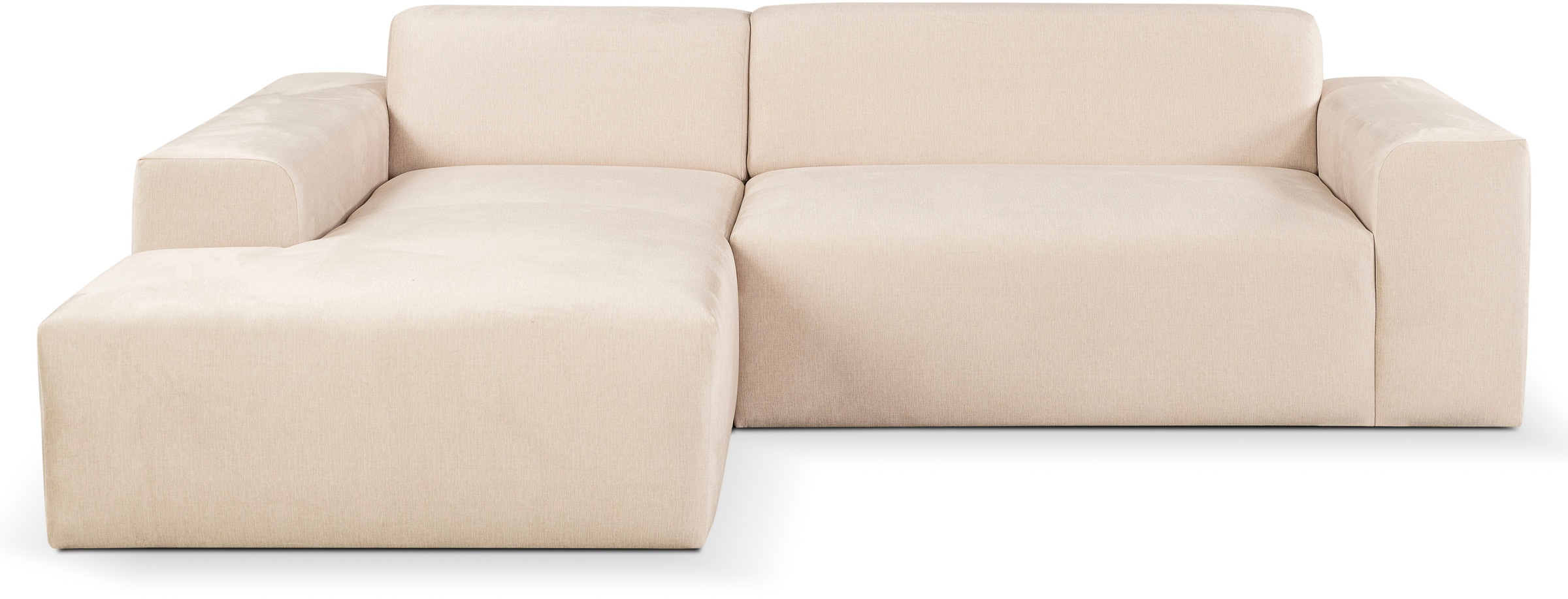 WERK2 Ecksofa »Zeus-L modern und zeitlos, Breite 253cm, bequemes Sofa«, Cur günstig online kaufen