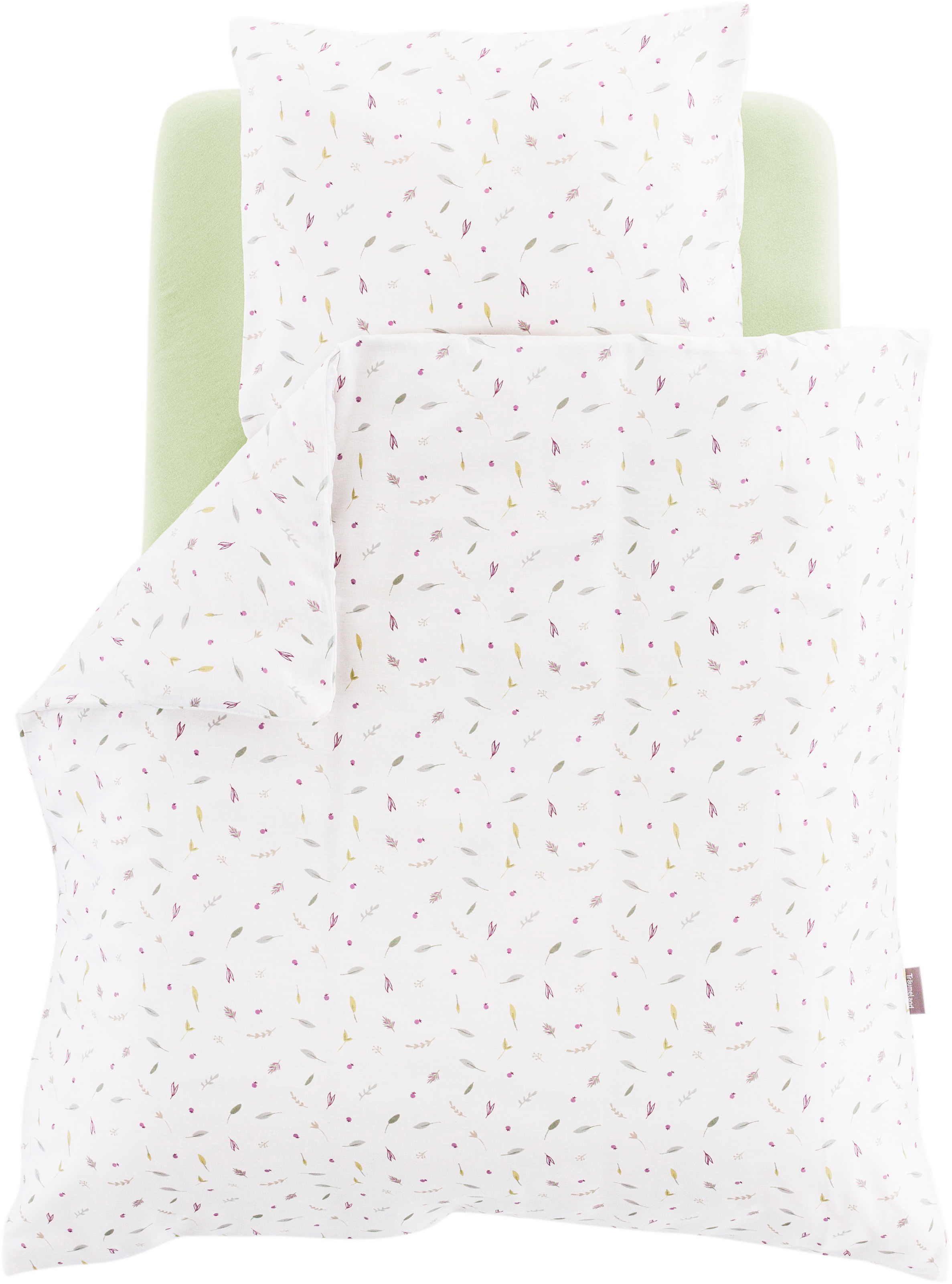 Träumeland Babybettwäsche »Zuhause« 2 Stk. tlg. mit Allover-Print günstig online kaufen