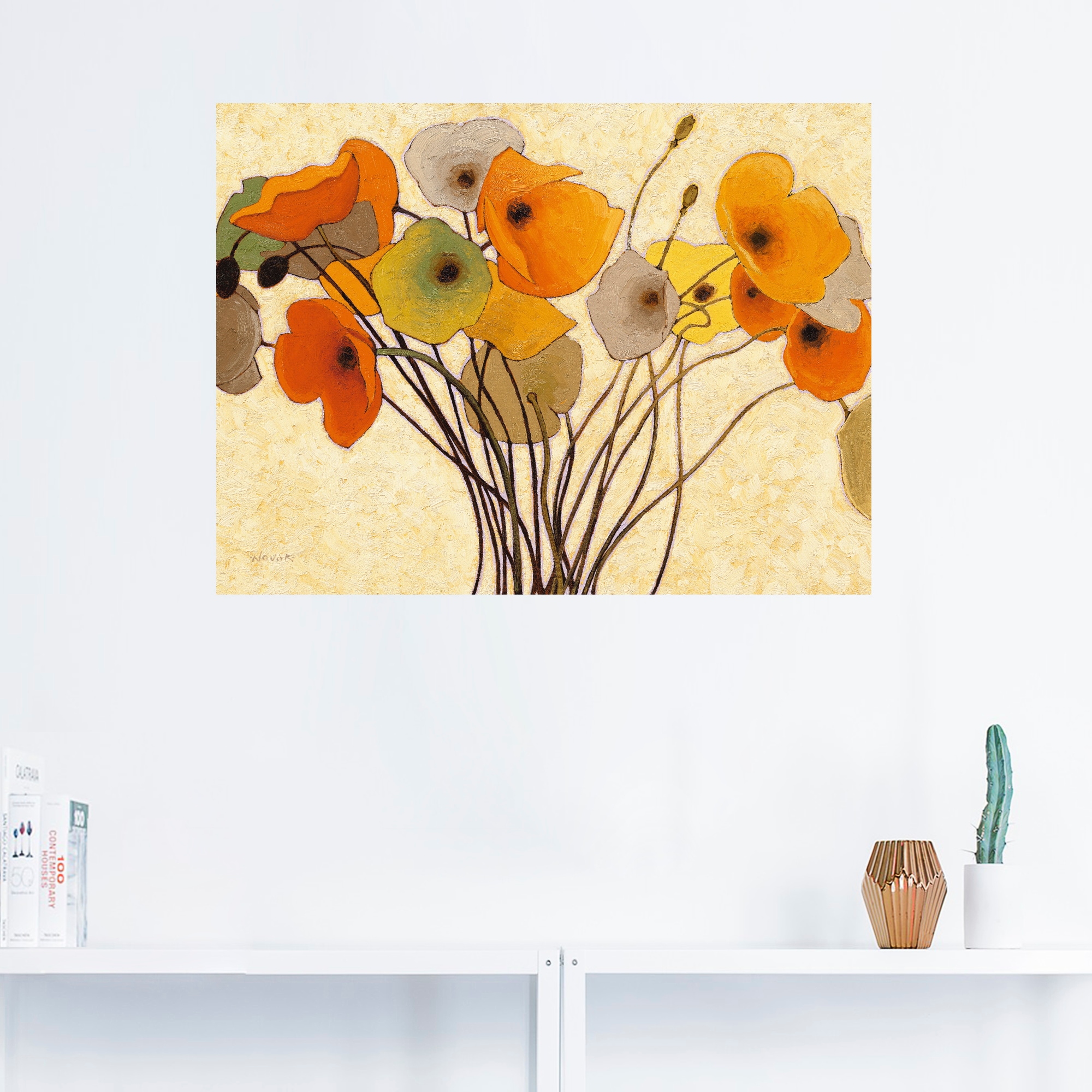 Artland Wandbild »Kürbismohn I«, Blumen, (1 St.), als Leinwandbild, Poster, günstig online kaufen