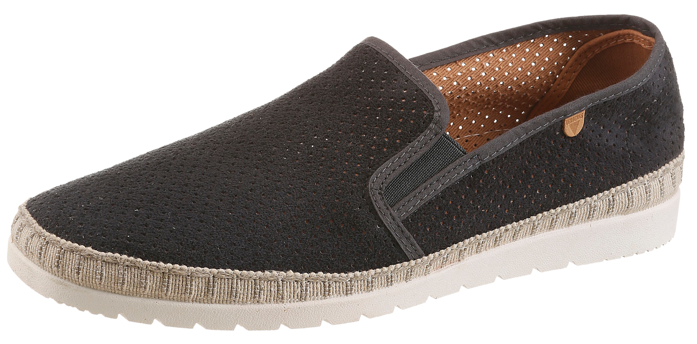 VERBENAS Slipper »Boris Hole Gallery«  Espadrilles, Sommerschuh, Freizeitschuh mit luftiger Perforierung