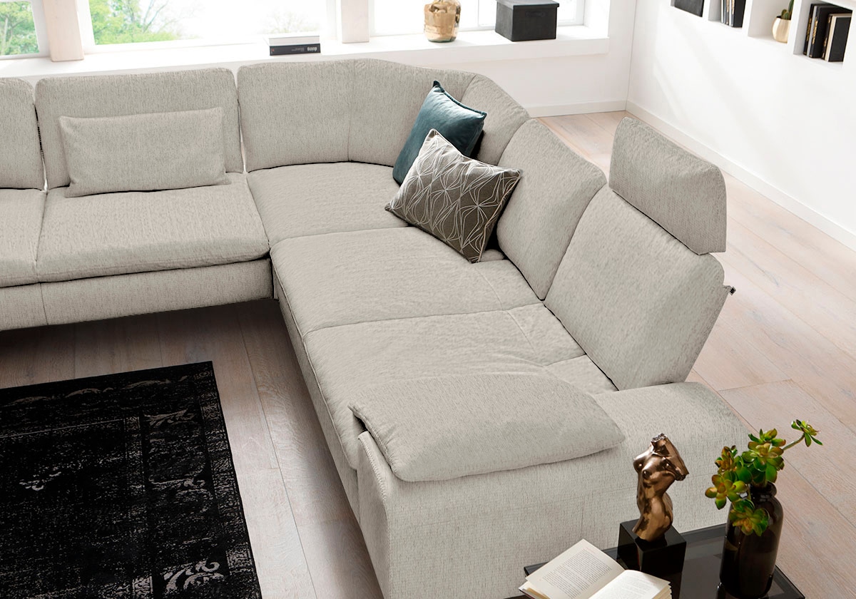 W.SCHILLIG Ecksofa "valentinoo", (Set), mit Sitztiefenverstellung, Breite 3 günstig online kaufen