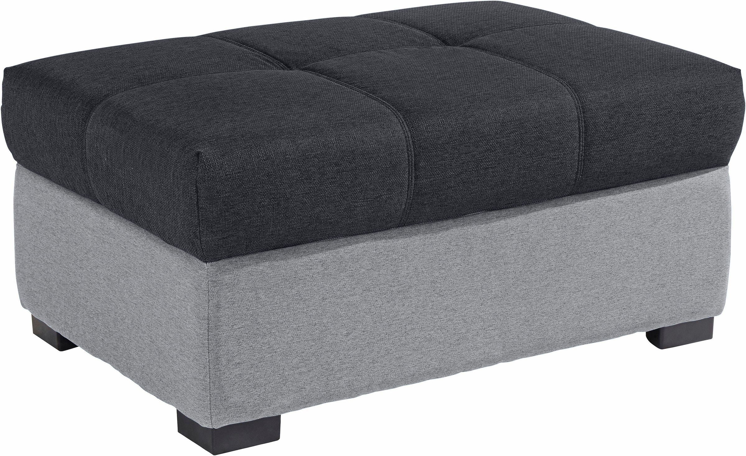 COTTA Polstergarnitur »Speedway L-Form«, (Set), Set bestehend aus: Ecksofa mit Kopfteilverstellung & Hocker