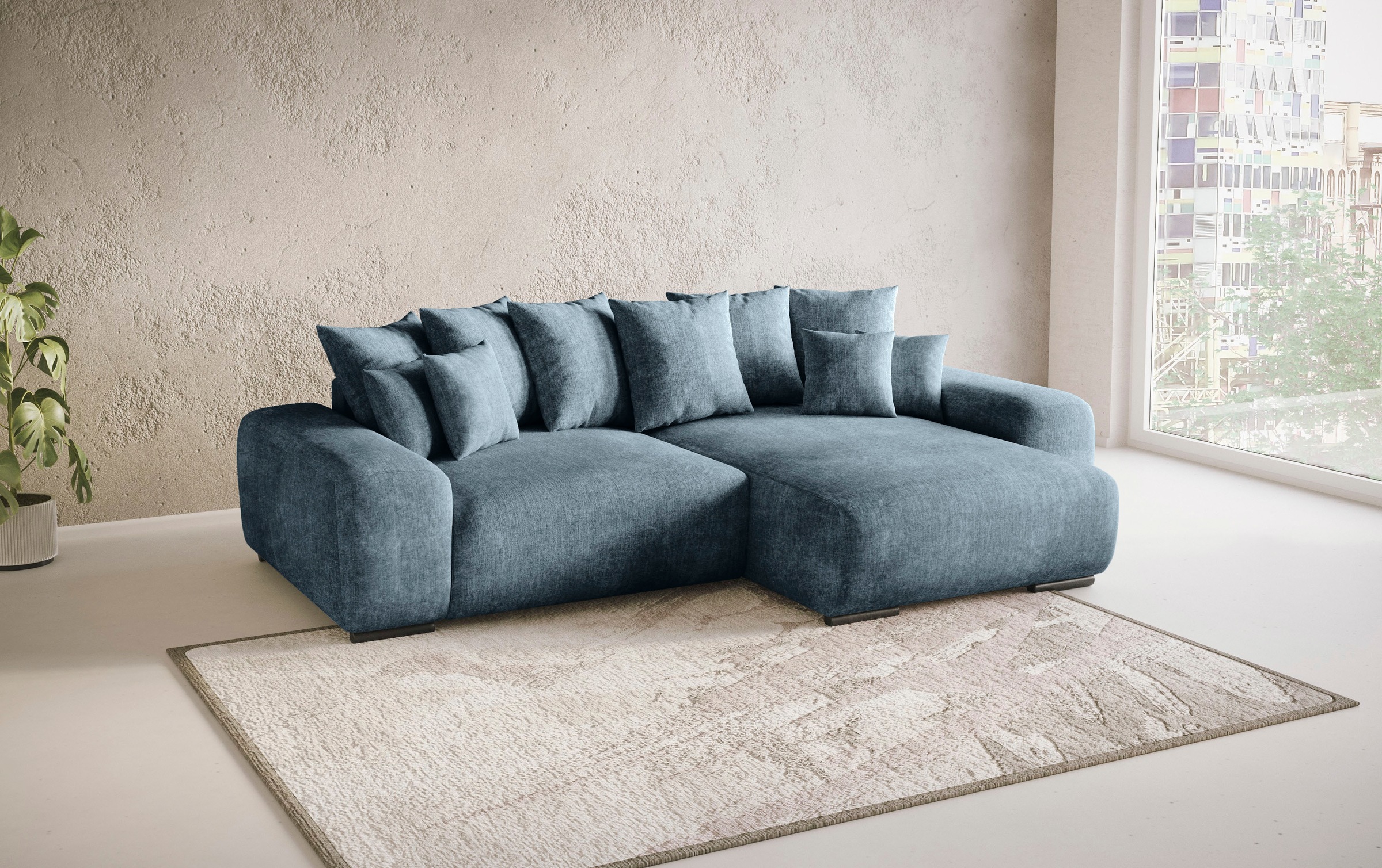 Mr. Couch Ecksofa »Sundance L-Form«, Dauerschläfer mit EasyBett-Schlaffunkt günstig online kaufen