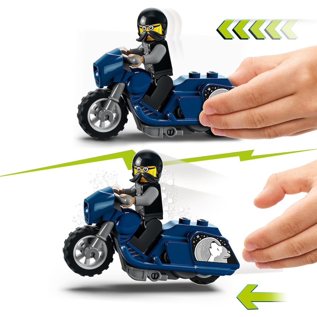 LEGO® Konstruktionsspielsteine »Cruiser-Stuntbike (60331), LEGO® City Stuntz«, (10 St.), Made in Europe
