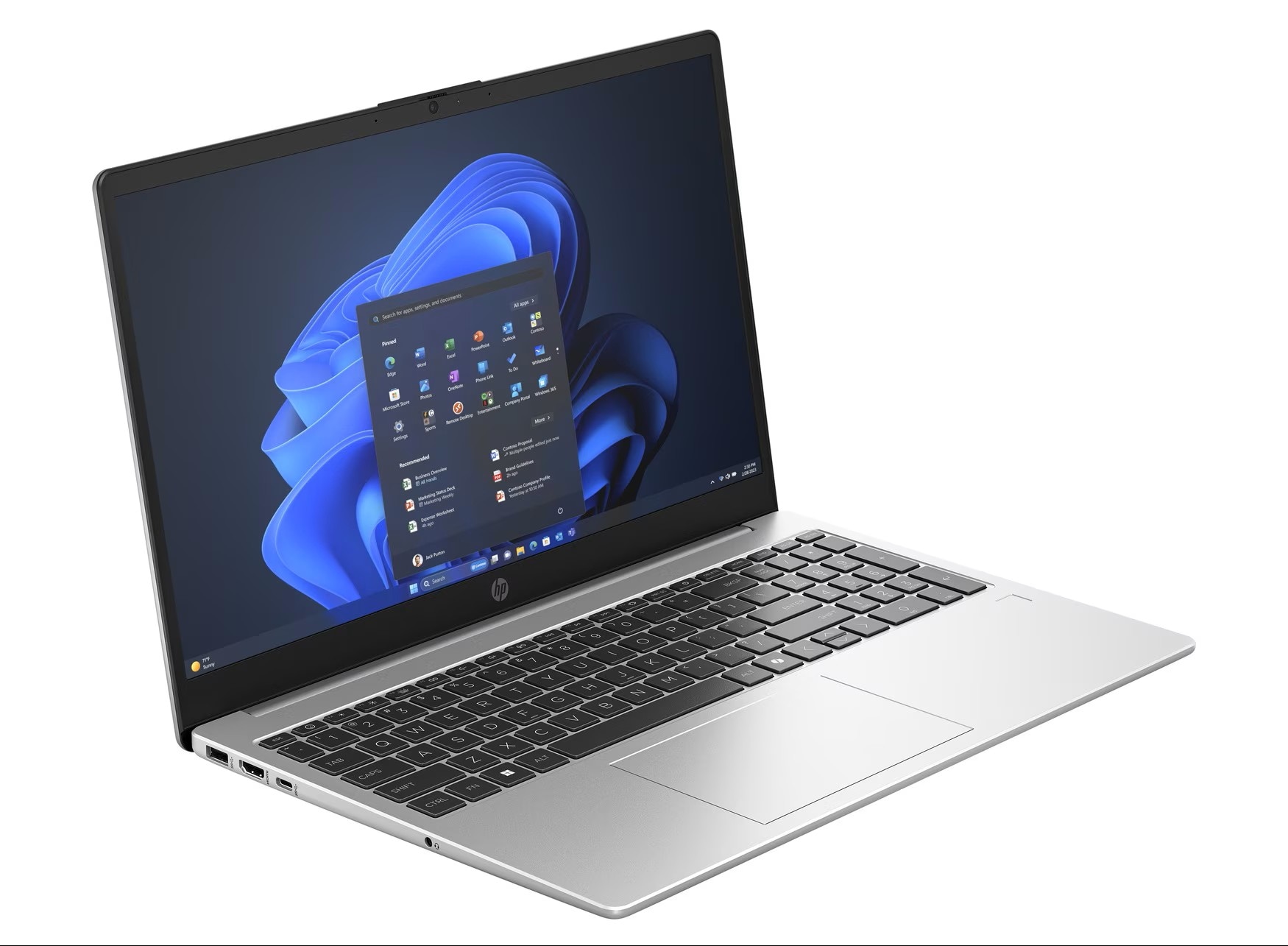 HP Notebook »250R G10 15.6" FHD Core 5 120U 16GB RAM 512GB SSD WIN11 Pro« 39,6 cm / 15,6 ″ Intel Core 5 512 GB SSD Windows 11 Pro