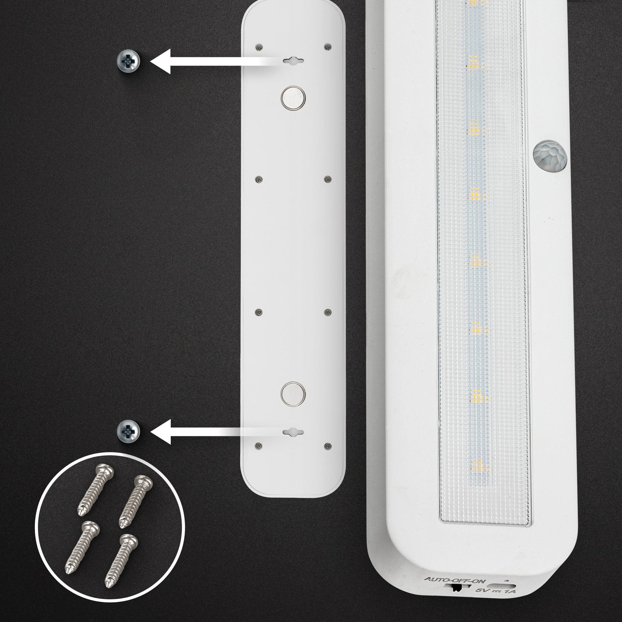 Briloner Leuchten LED Unterbauleuchte »SIGO« LED-Modul 1 Stk. Neutralweiß 30,5x6,5x2 cm, Küche, Schrank, Treppe, Küchenlampe