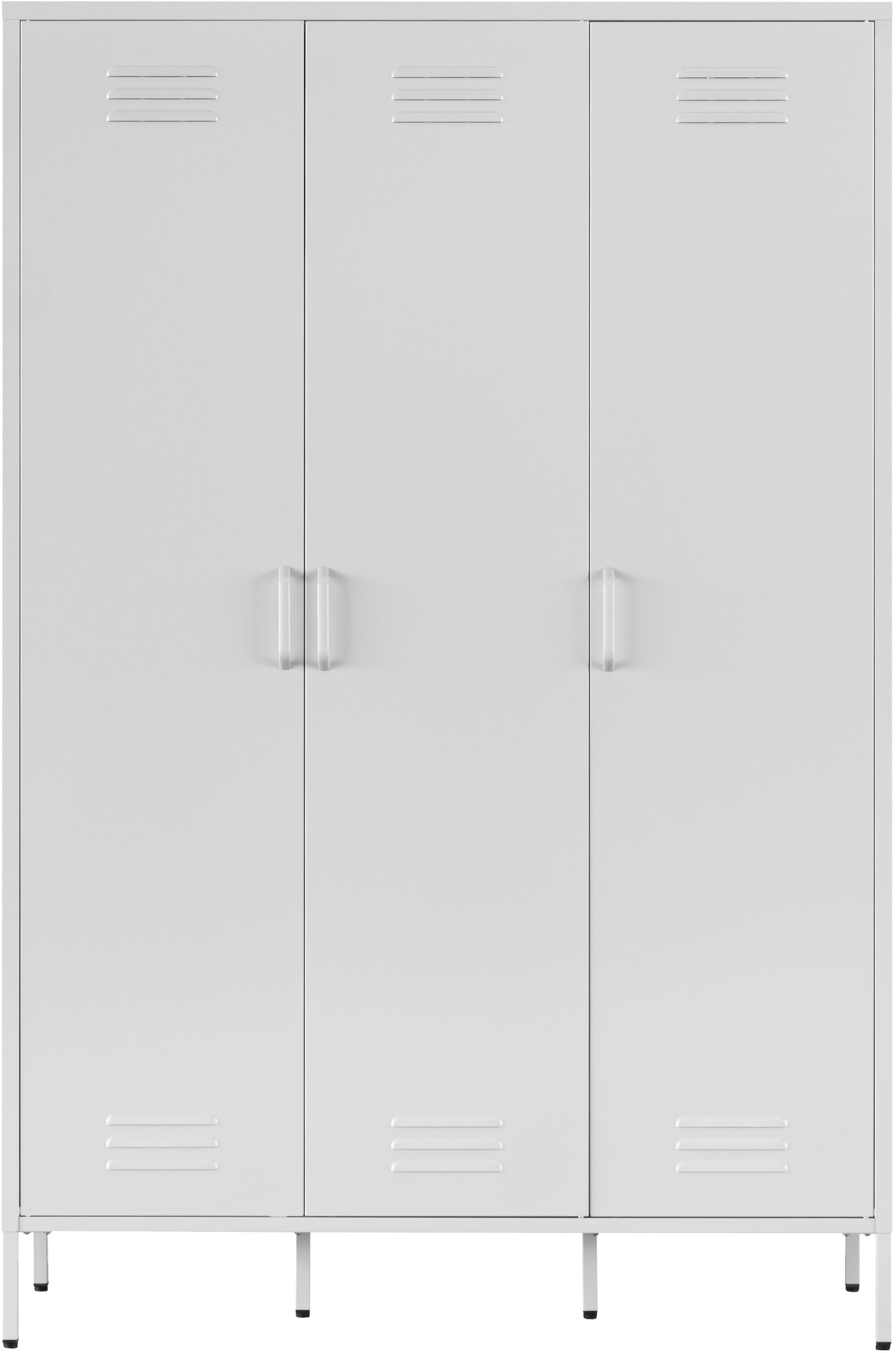 OTTO home Kleiderschrank »Siena Schrank Spind Metallschrank mit 3 Türen« Ideal für jeden Wohnraum - Trendsetter,  Zeitloser Schlafzimmerschrank Garderobe Multischrank