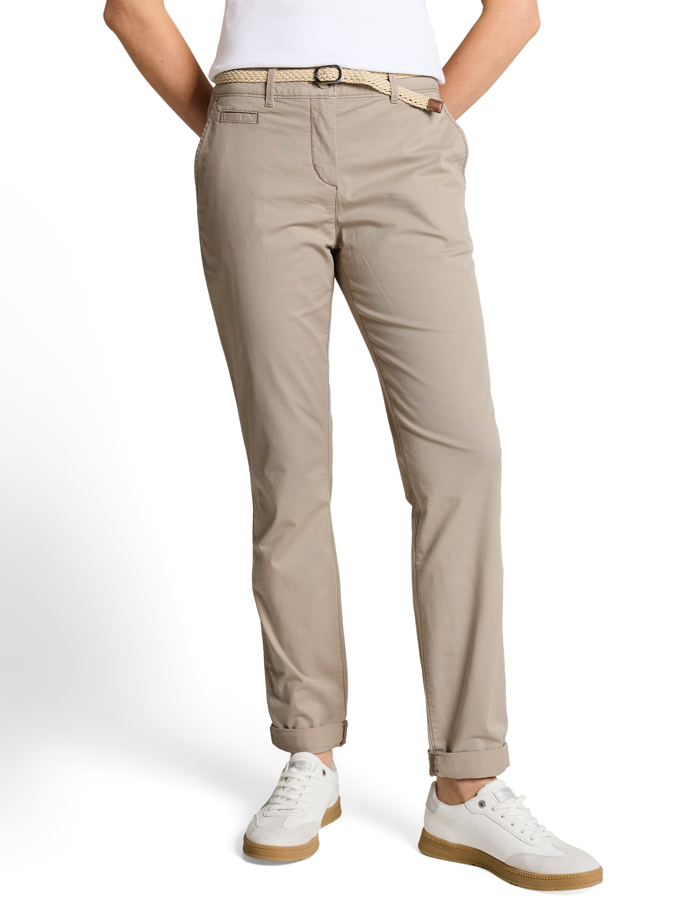 TOM TAILOR Chinohose »TOM TAILOR Chino«  mit Gürtel und Stretch