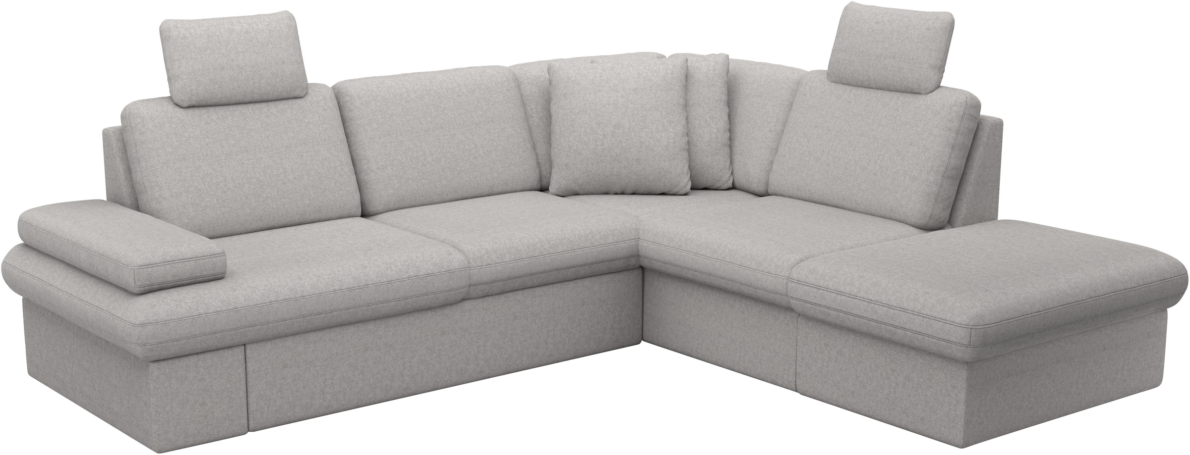 sit&more Ecksofa »Moreno L-Form, B: 238 cm« mit Armteilverstellung, optional Bettfunktion
