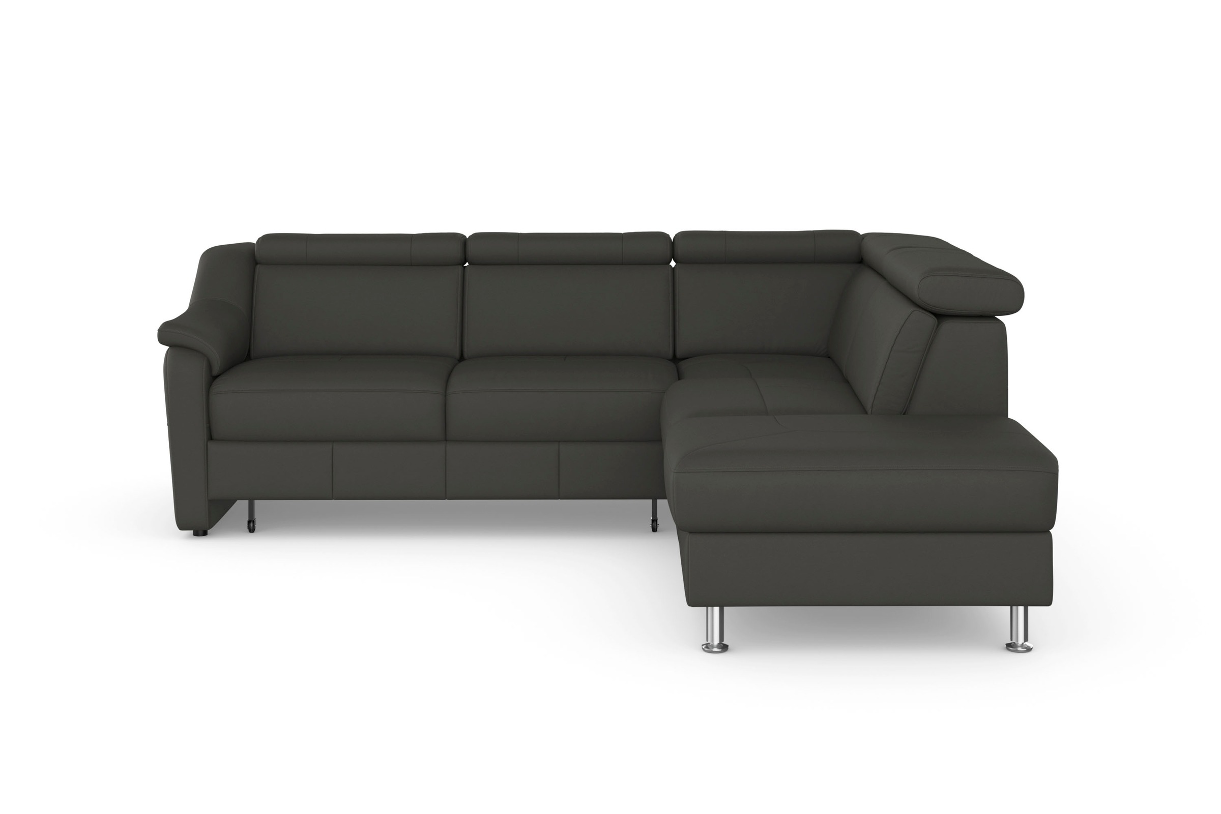 sit&more Ecksofa »Freetown L-Form«, inklusive Kopfteilverstellung und komfortablem Federkern