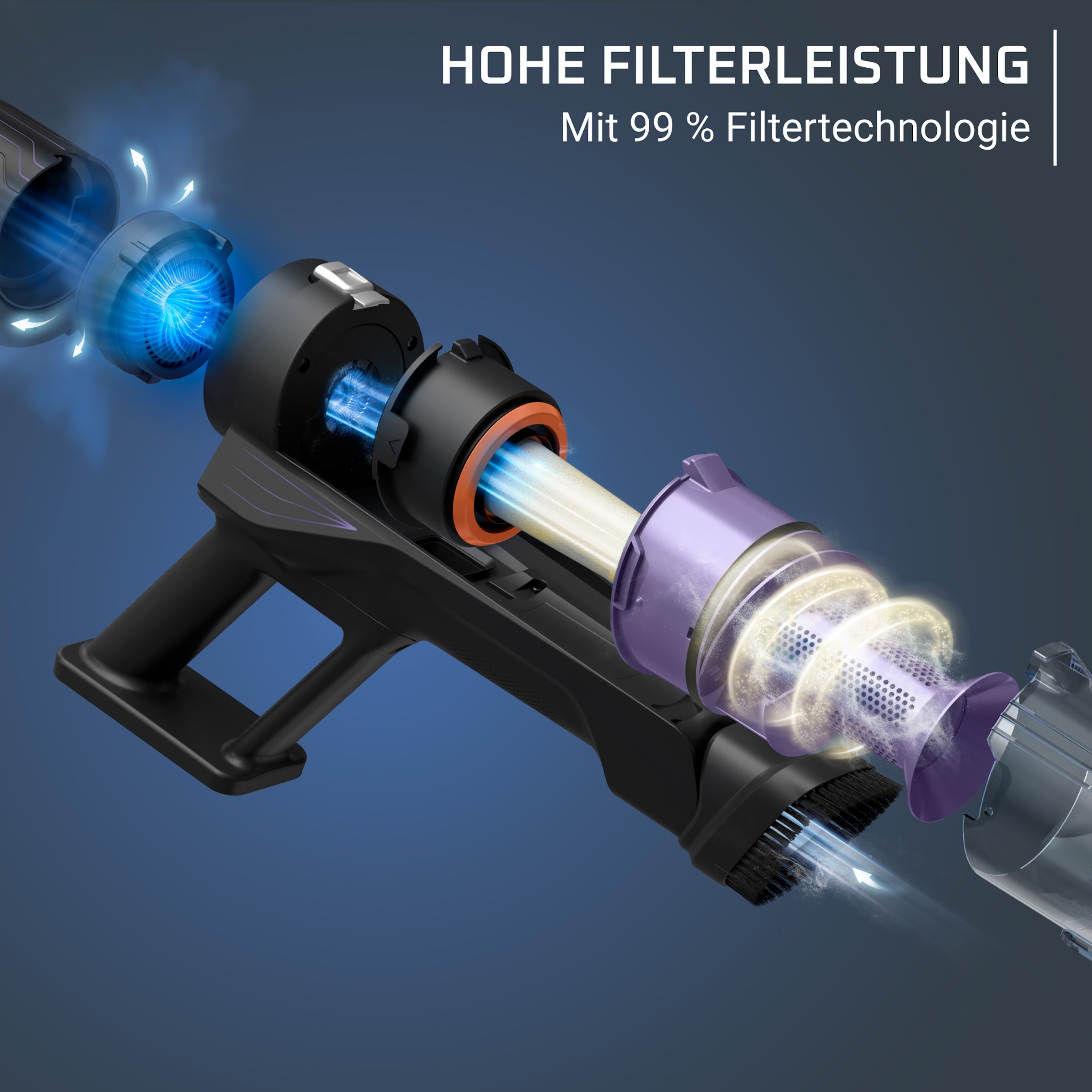 Rowenta Akku-Stielstaubsauger »X-Pert 5.80« 150 W, Display, 40 Minuten Laufzeit, waschbarer Staubbehälter/Filter