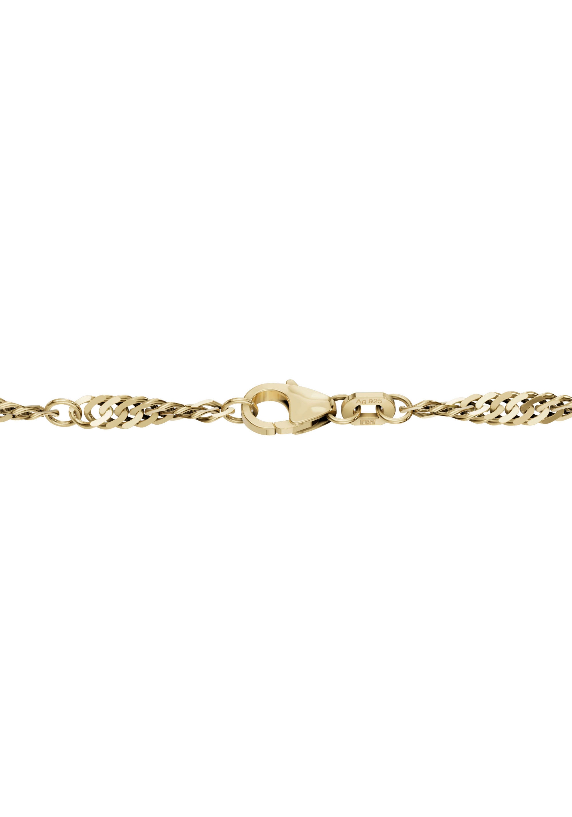 Firetti Fußkette »Schmuck Geschenk Silber 925 Körperschmuck Gold o. Rosè Singapurkette«, Made in Germany