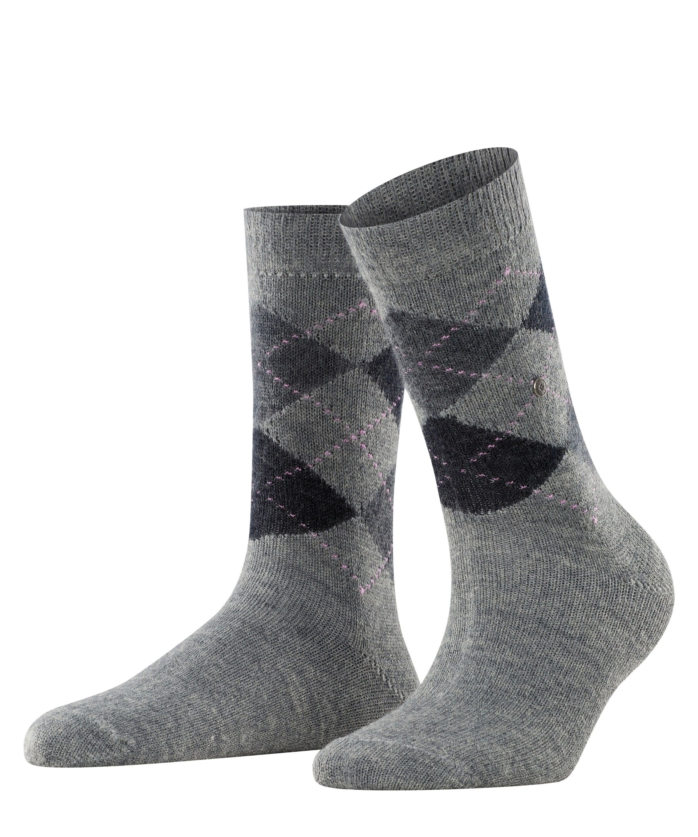 Burlington Socken »Whitby« verstärkt, hochwertig, mehrfarbig, mit Karo