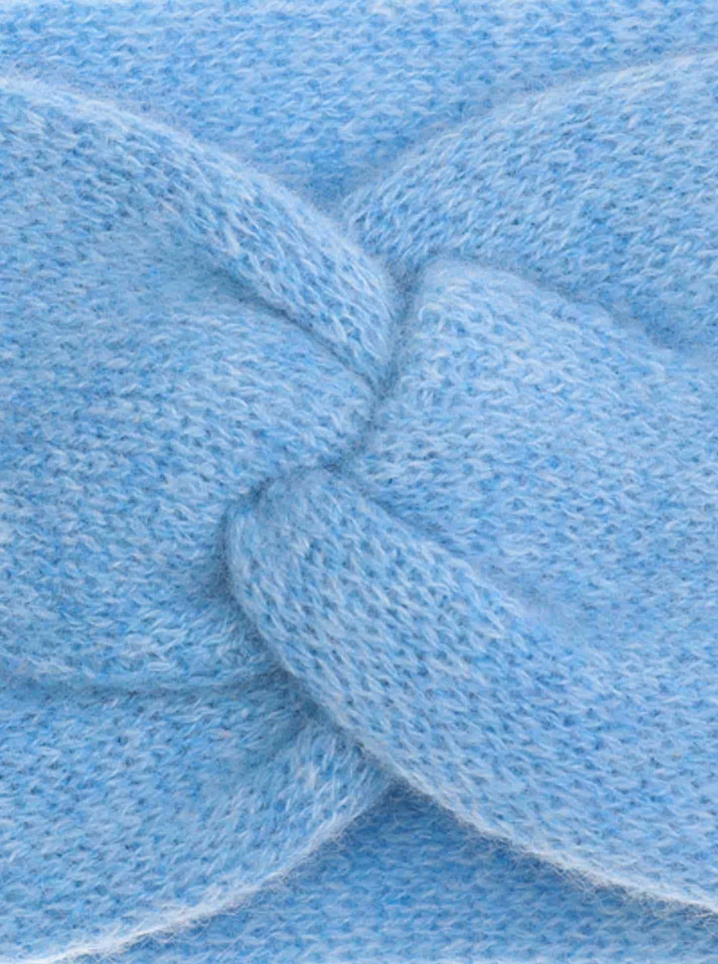 Zwillingsherz Stirnband »"Classic"« Knoten vorn, Cashmere, Feinstrick