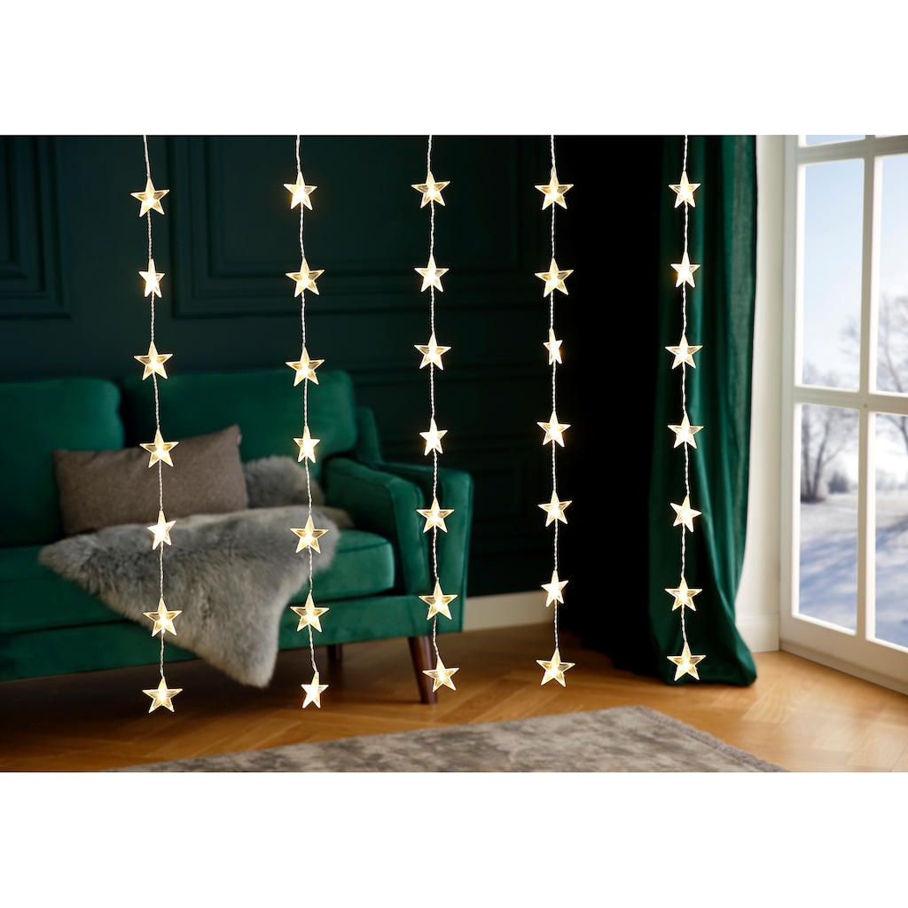 Star-Max LED-Lichtervorhang »Weihnachtsdeko«