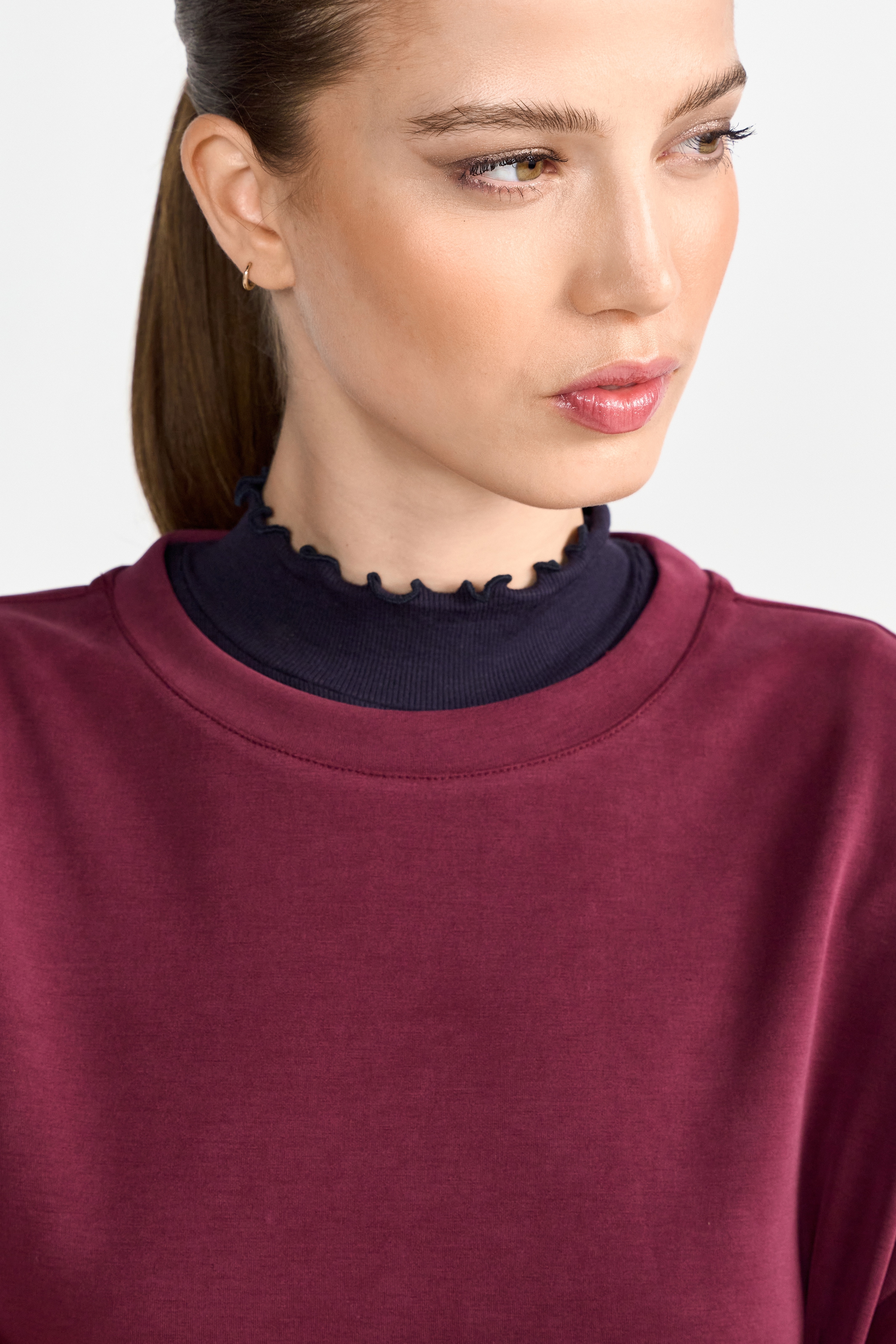 RICHROYAL Sweatshirt aus weicher, fester, gepeachter Qualität