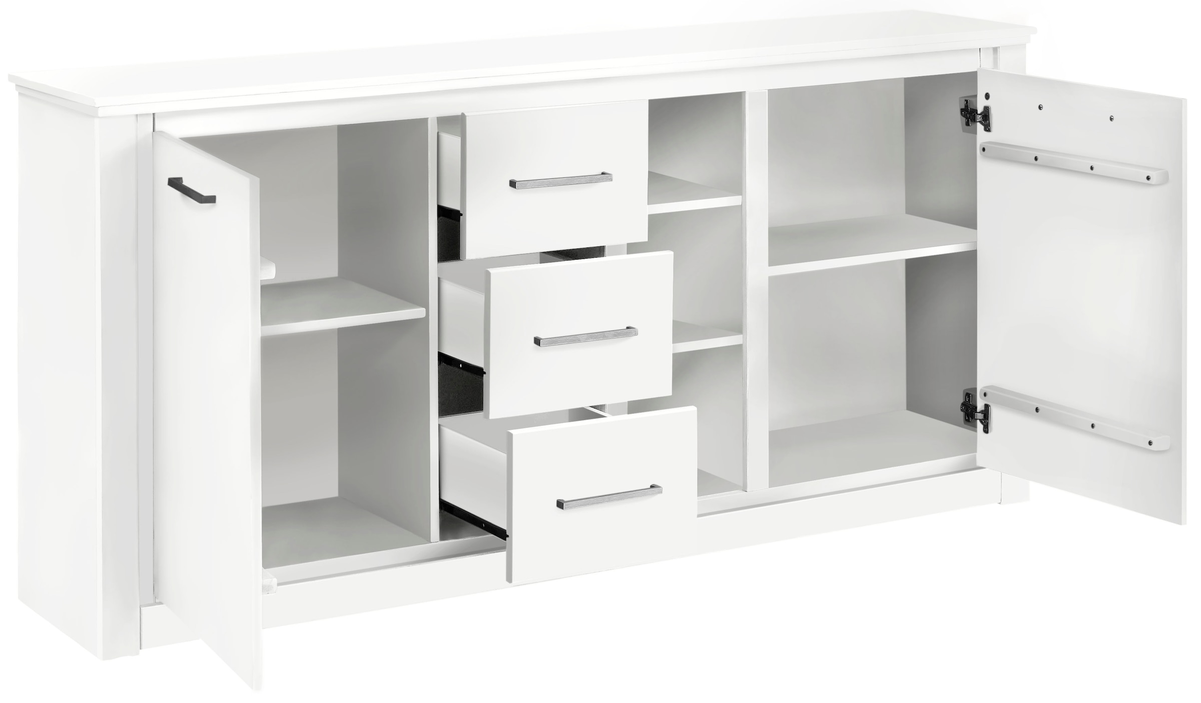Home affaire Sideboard »Celia«, Kommode mit einer schönen Holzstruktur und edlen Metallgriffen