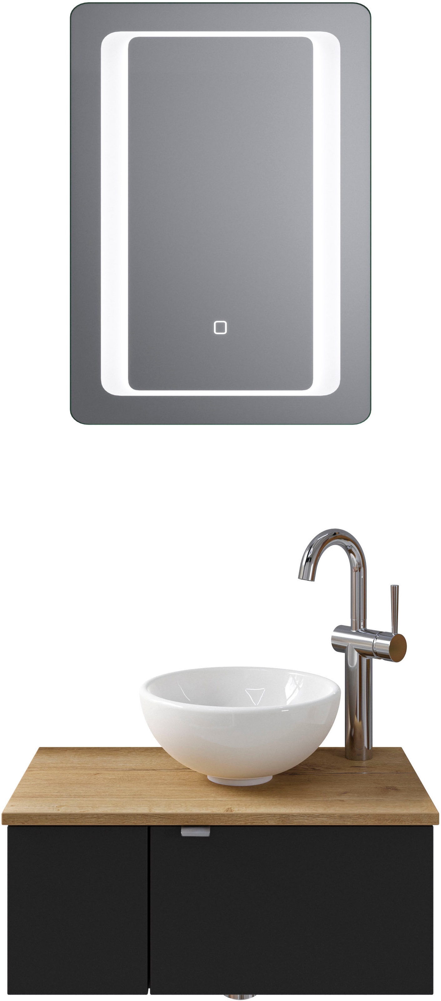 Saphir Badmöbel-Set »Serie 6915«, (4 St.), Gäste-Bad, 61 cm breit, mit LED- günstig online kaufen