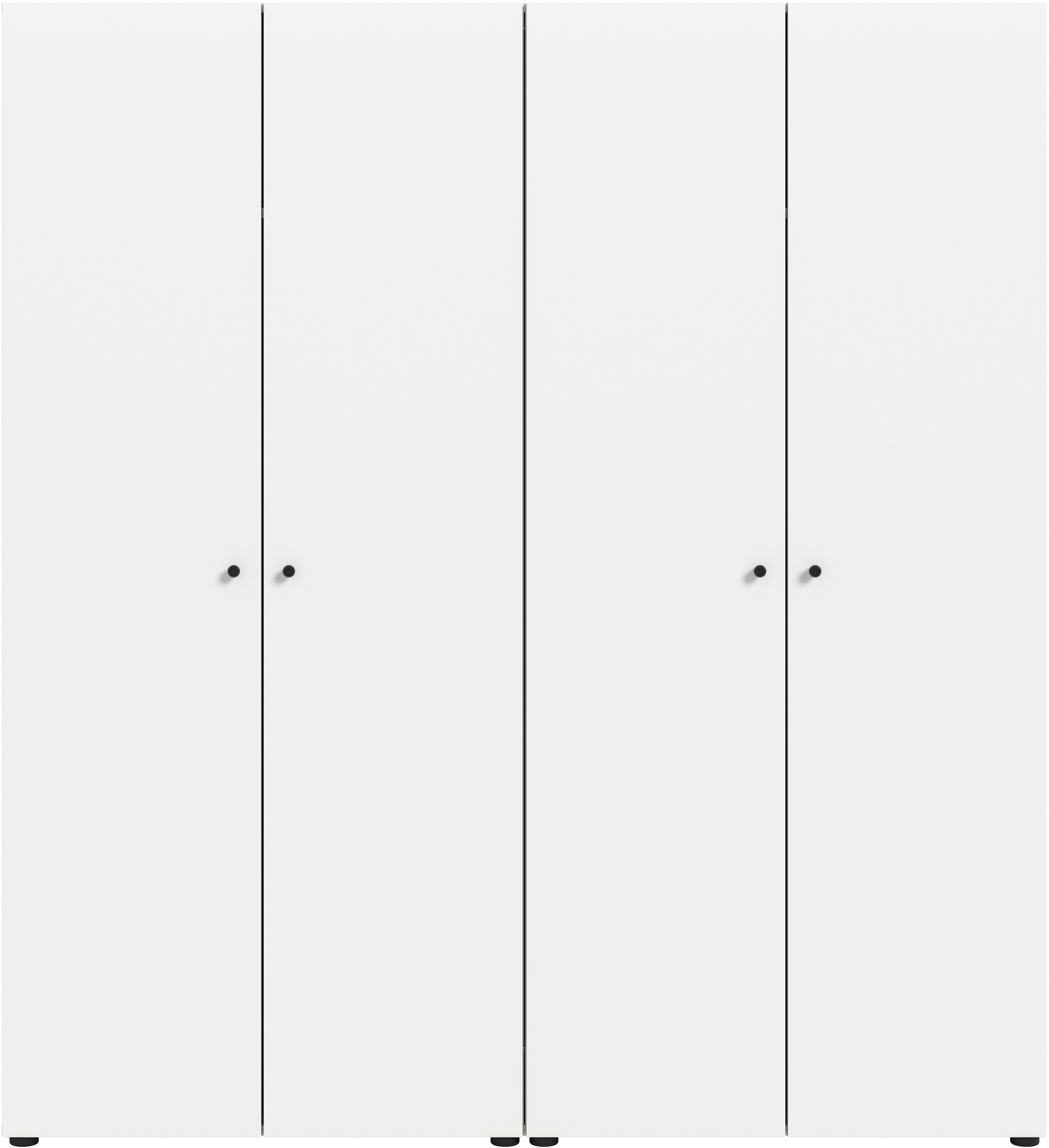 Home affaire Kleiderschrank »BILLINGS, TOPSELLER!, Schlafzimmerschrank, Schrank, Garderobenschrank« OTTO BESTSELLER, Garderobe & Schlafzimmer,  Breite 160cm, weiß, 4-türig, inkl. 2 Kleiderstangen und 2 Ablageböden