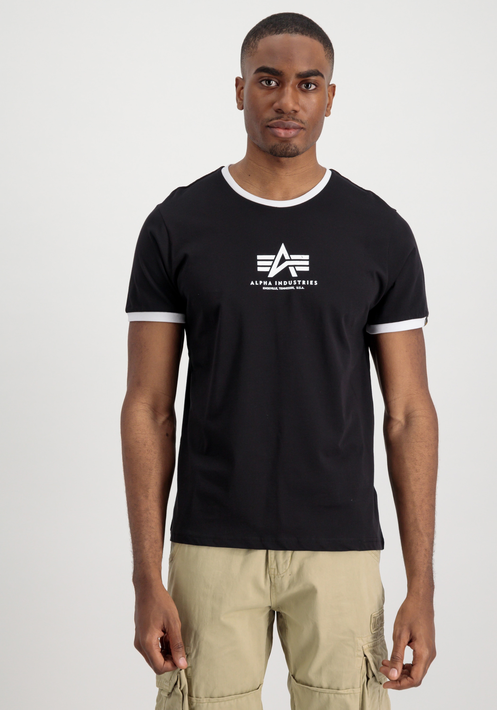 Industries bei Industries Contrast »Alpha ML« T T-Shirts T-Shirt online - Basic Men Alpha