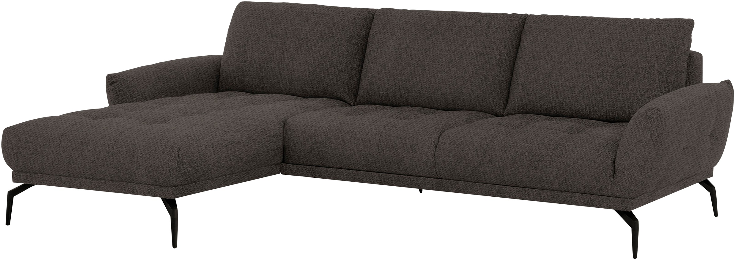 exxpo - sofa fashion Ecksofa »NICEA erstklassiger Sitzkomfort, L-Form, bode günstig online kaufen