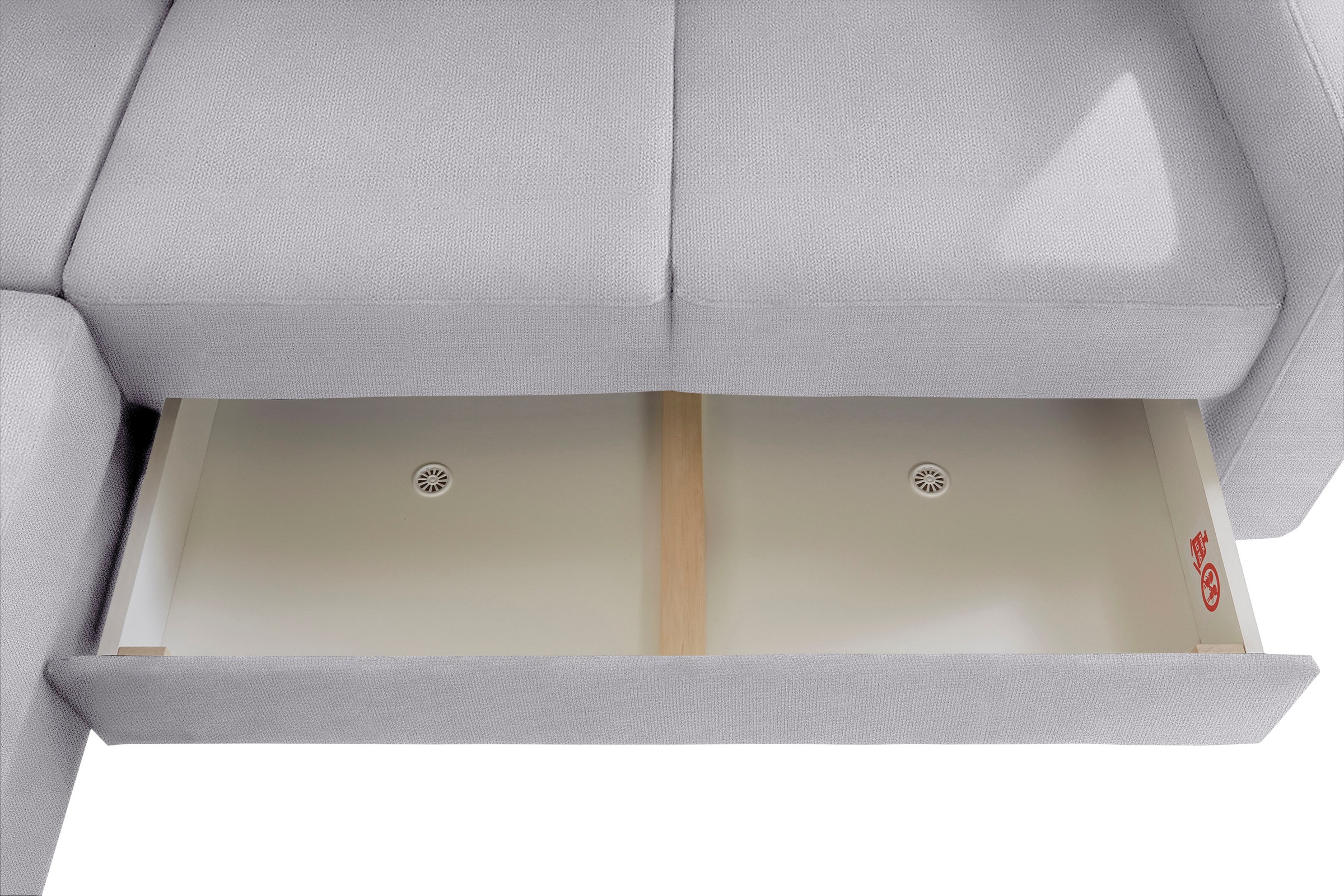 sit&more Ecksofa »Bologna L-Form«, Kopfteilverstellung, wahlweise mit Bettfunktion und Schubkasten
