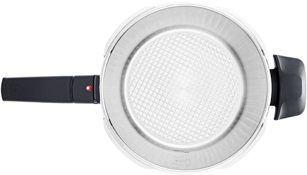 Fissler Schnellkochtopf »vitavit® premium Edelstahl Schnellkochtopf 4,5 L, Ø 22 cm«, Edelstahl 18/10, (3 tlg.), Verriegelungsanzeige, Einstellbares Abdampfen, Einstellbare Kochstufen