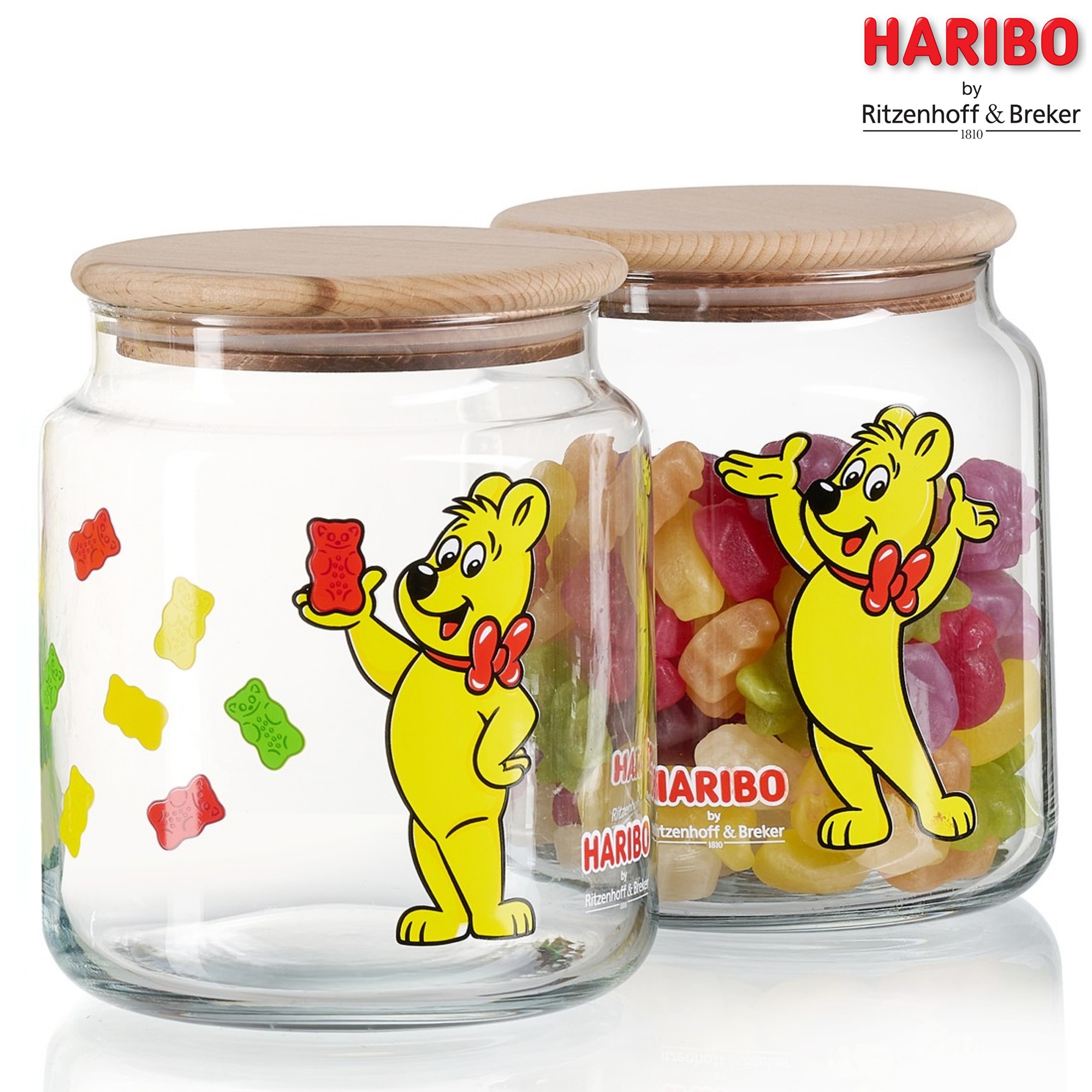 Ritzenhoff & Breker Vorratsglas »HARIBO Allover, 1,1 Liter«, (1 tlg.), Maße günstig online kaufen
