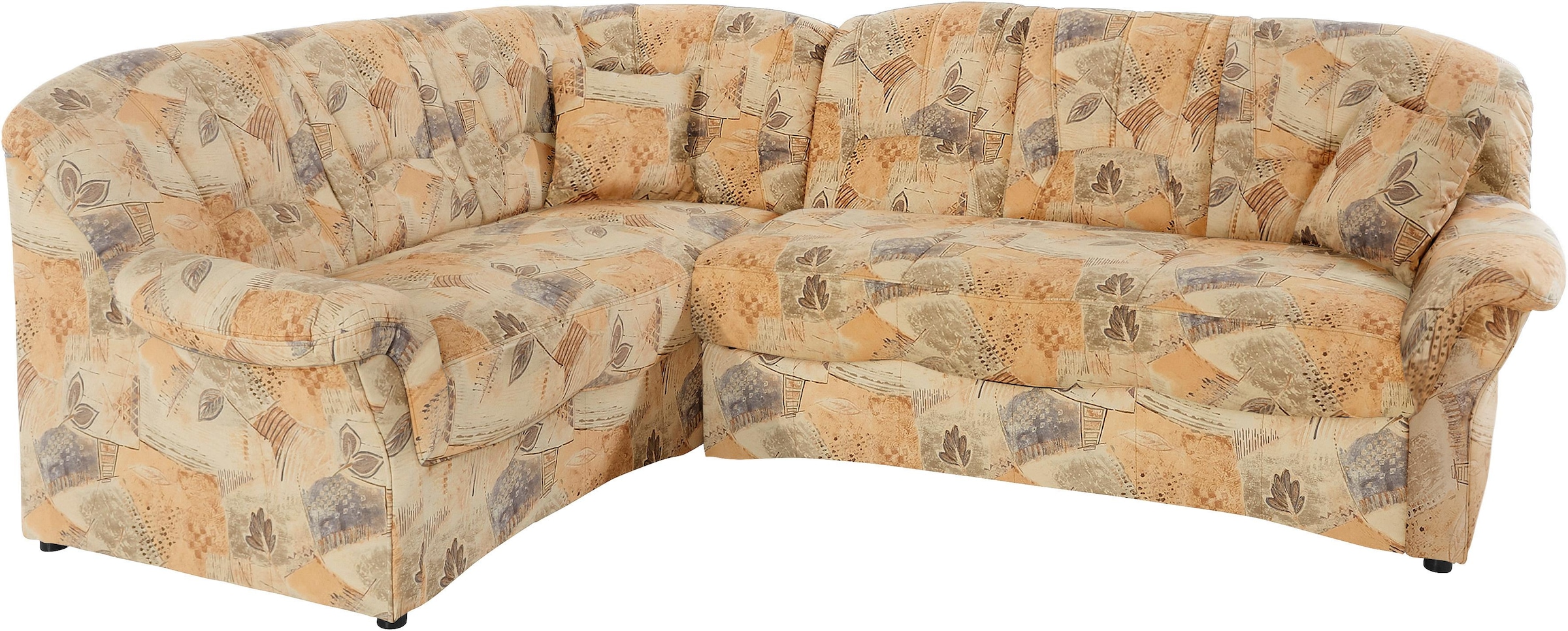 DOMO collection Ecksofa »Bahia, zeitlos und elegant, bequeme Armlehnen, L-Form«, wahlweise mit Bettfunktion