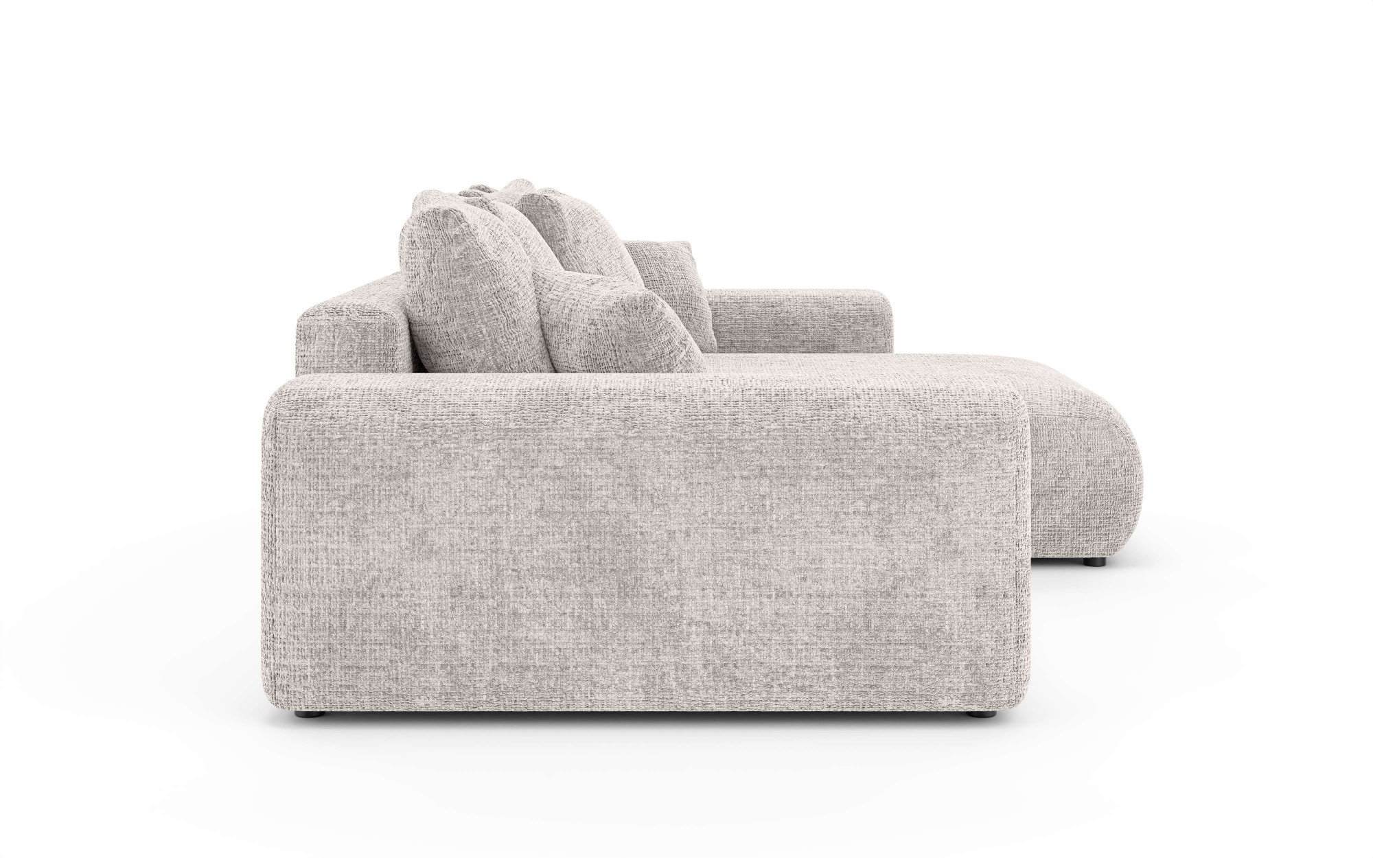 Home affaire Ecksofa »LAKESIDE mit Bettfunktion und Bettkasten, B/T/H 257/166/84 cm«, L-Form, Recamiere beidseitig montierbar, mit Wellenunterfederung