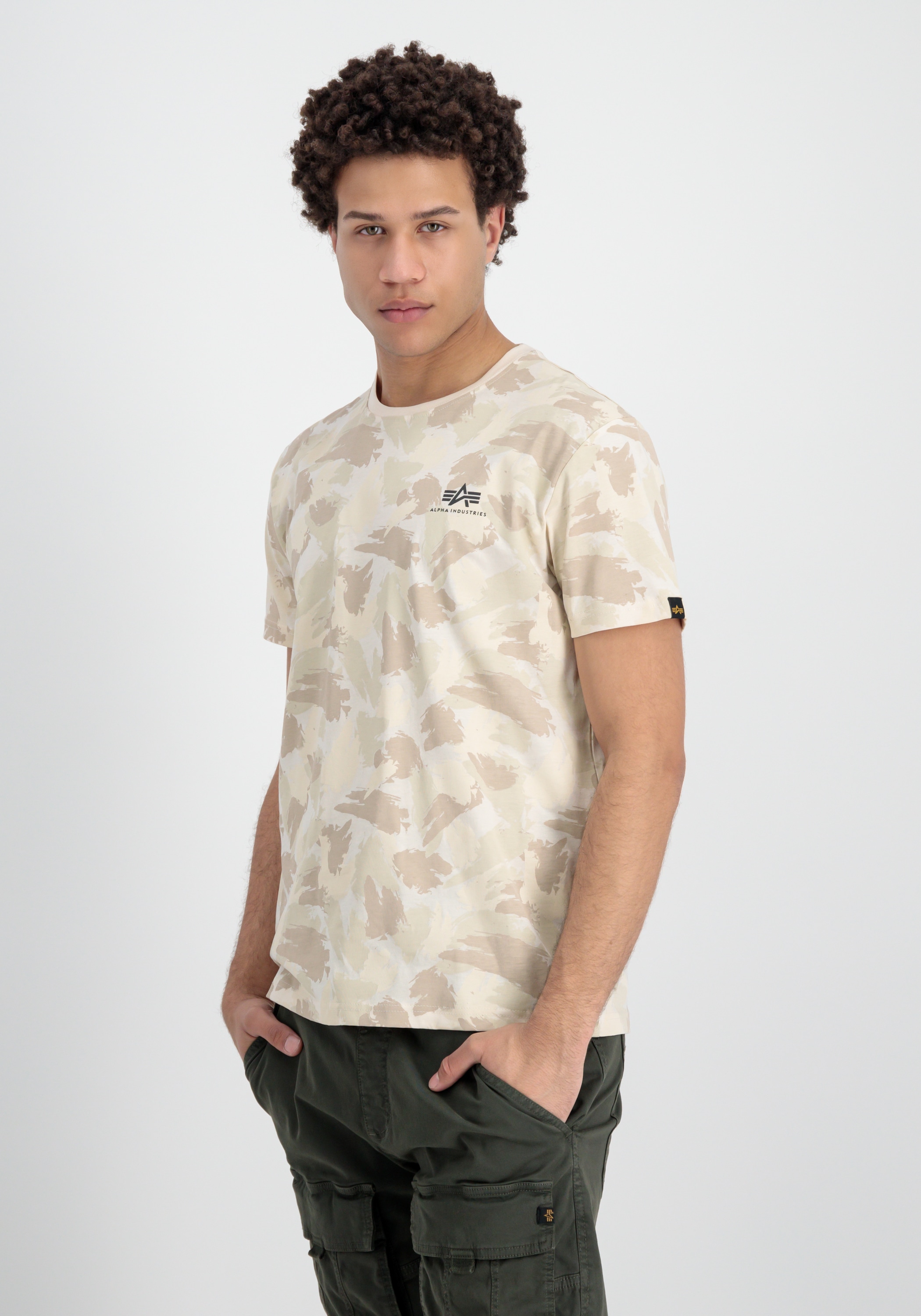 Alpha Industries T-Shirt »Alpha Industries Men - T-Shirts Backprint T Camo«