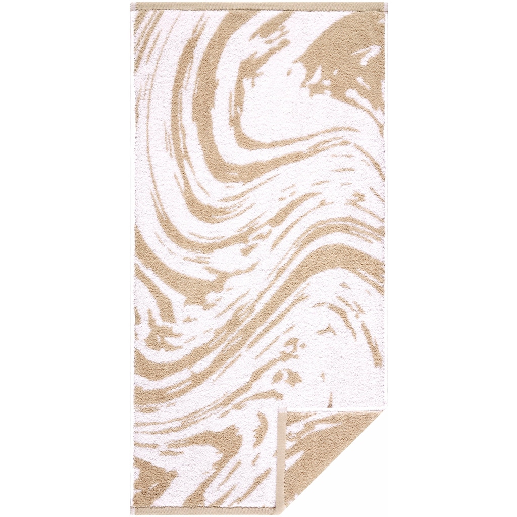 Egeria Handtuch »Marble«, (2 St.), graphisches Dessin, 100% Baumwolle