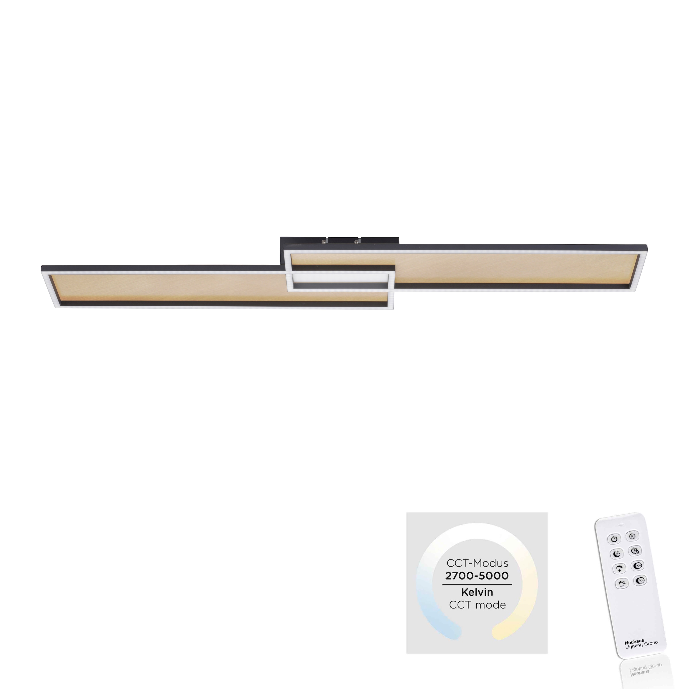 Paul Neuhaus LED Deckenleuchte »AMARA«, 1 flammig, Leuchtmittel LED-Board günstig online kaufen