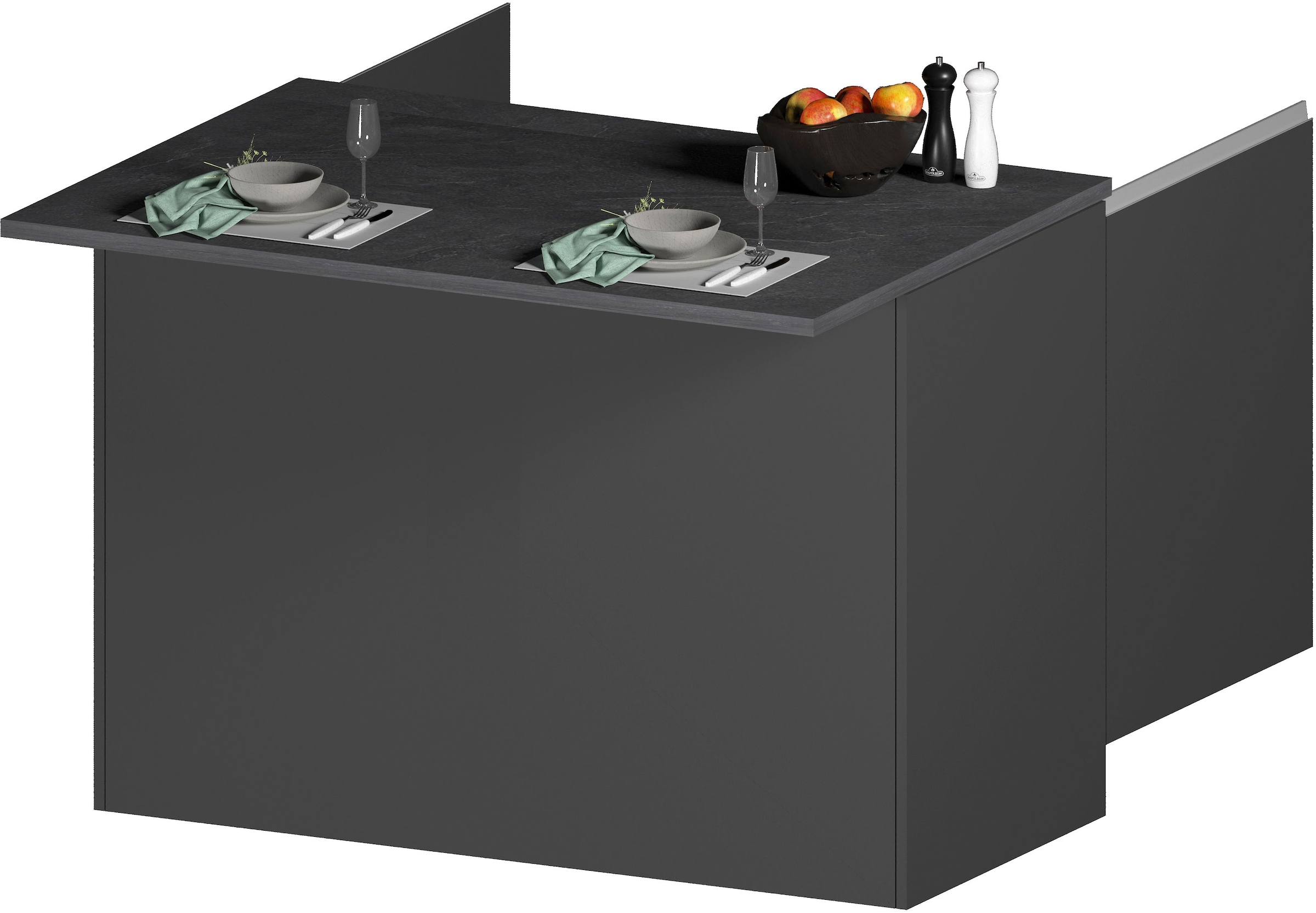 Kochstation Kücheninsel »KS-Sole«, Breite 125 cm, ohne E-Geräte günstig online kaufen