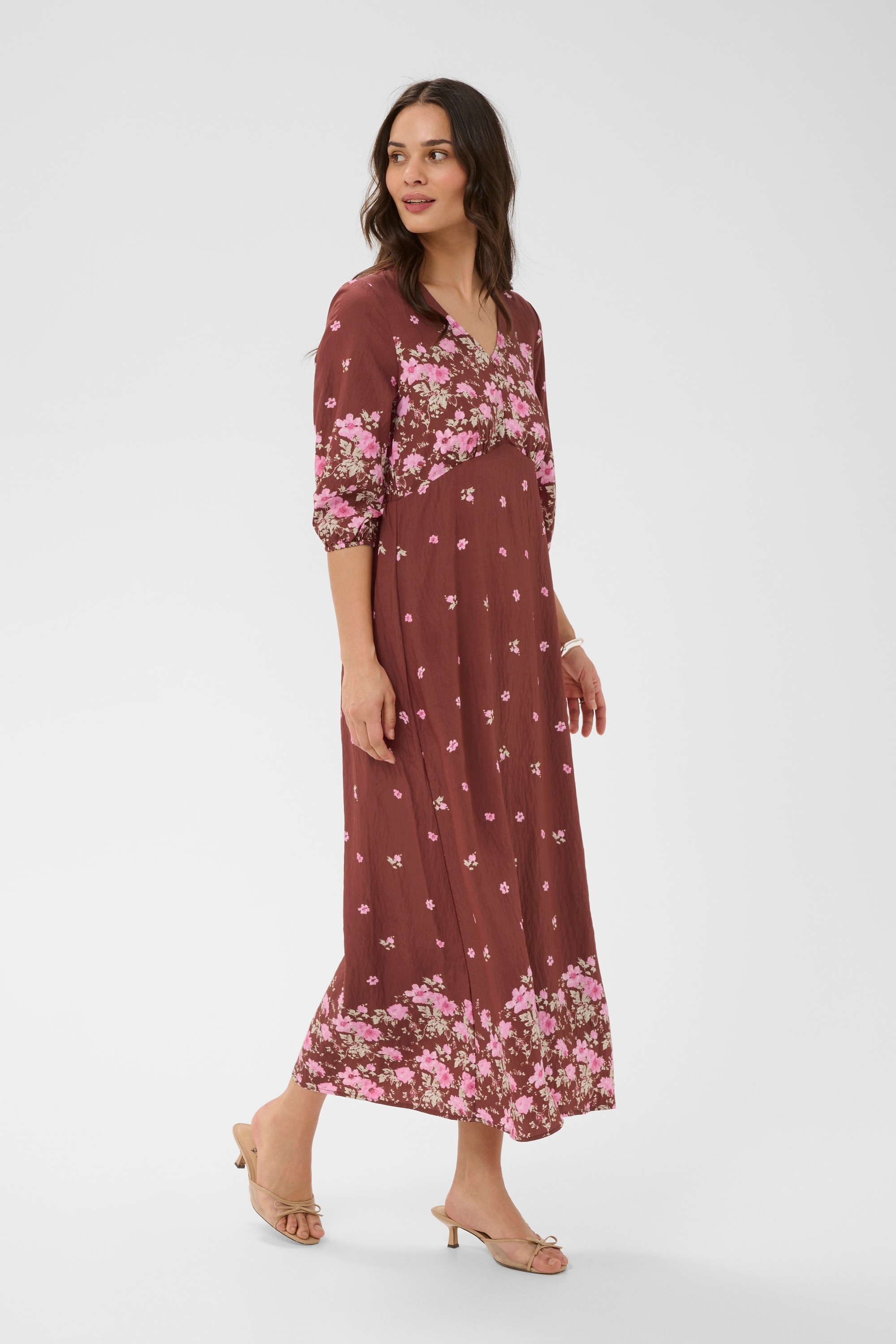 KAFFE Midikleid »Kleid KArosine«