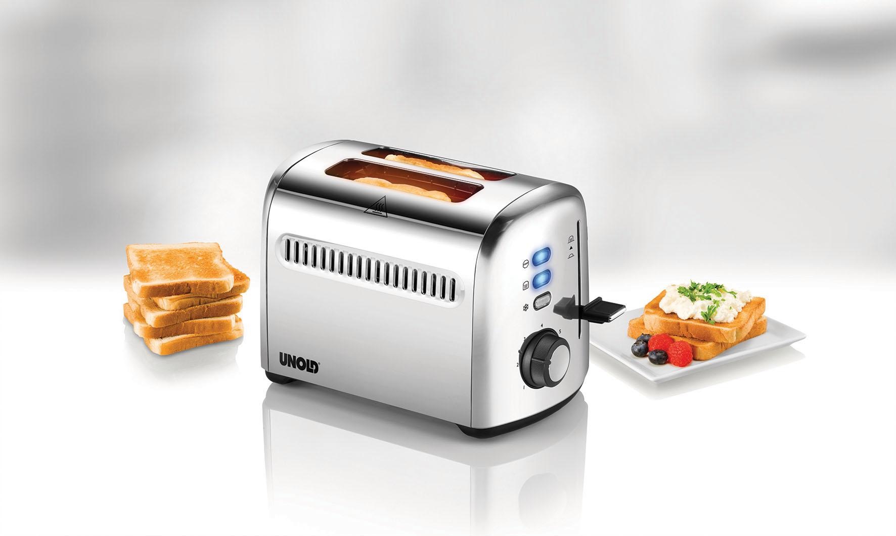 Unold Toaster »2er Retro 38326«, 2 kurze Schlitze, 950 W