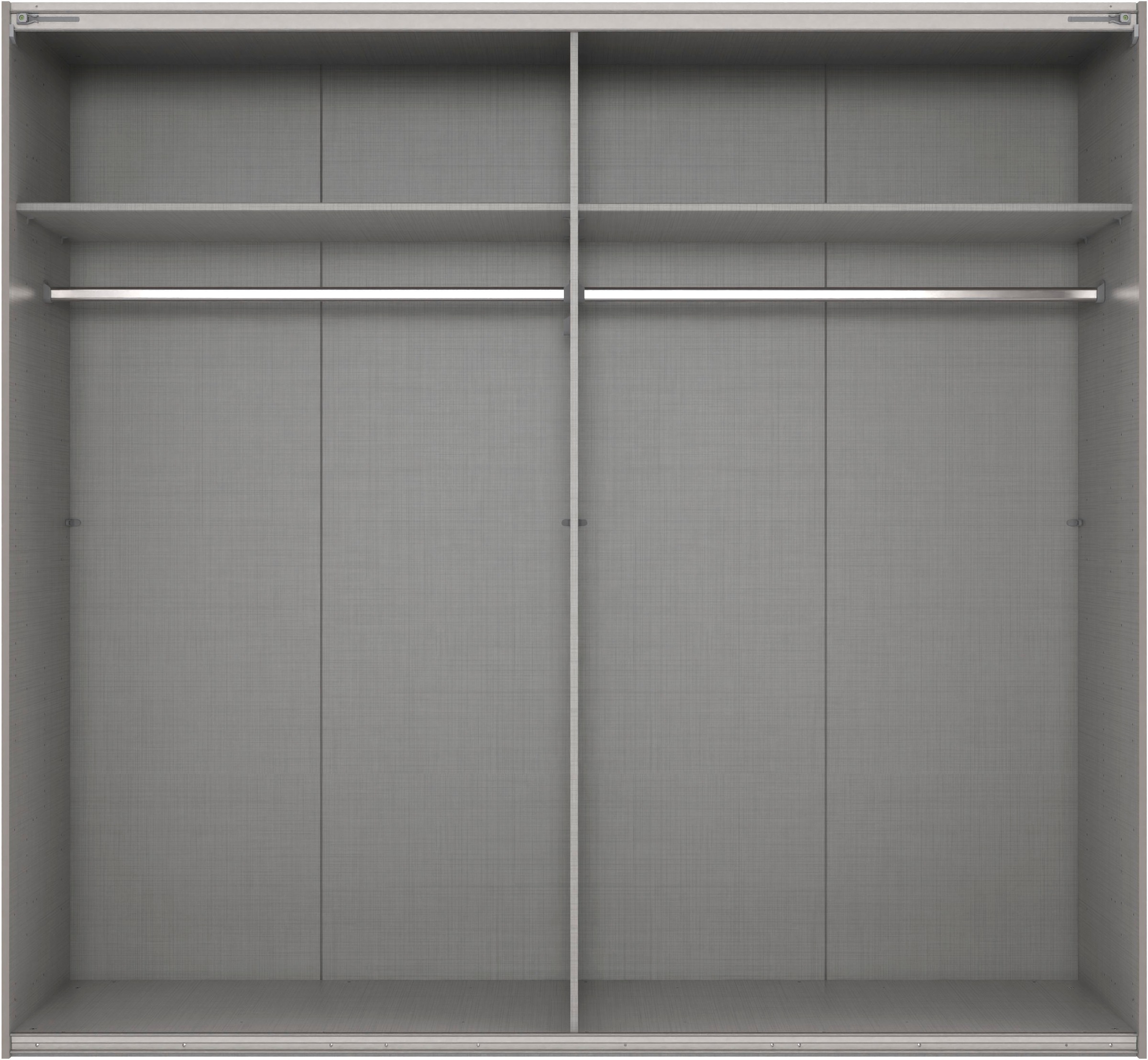 Wimex Schwebetürenschrank »Mugano, Made in Germany, Lieferung bis in Deine Etage und Stellort«, (wähle Deine Ausstattung: Basic oder Premium!), 3 Schwebetüren, große Größen, mit oder ohne Spiegel, Metallgriffe