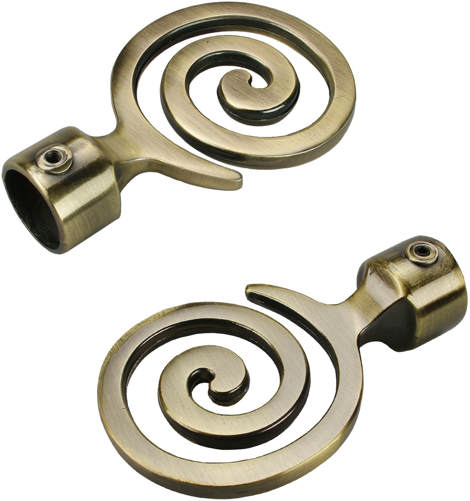Liedeco Gardinenstange »Stilgarnitur 20 mm Blues Eric«, 1 läufig-läufig, Fixmaß, Gardinenstange Komplett