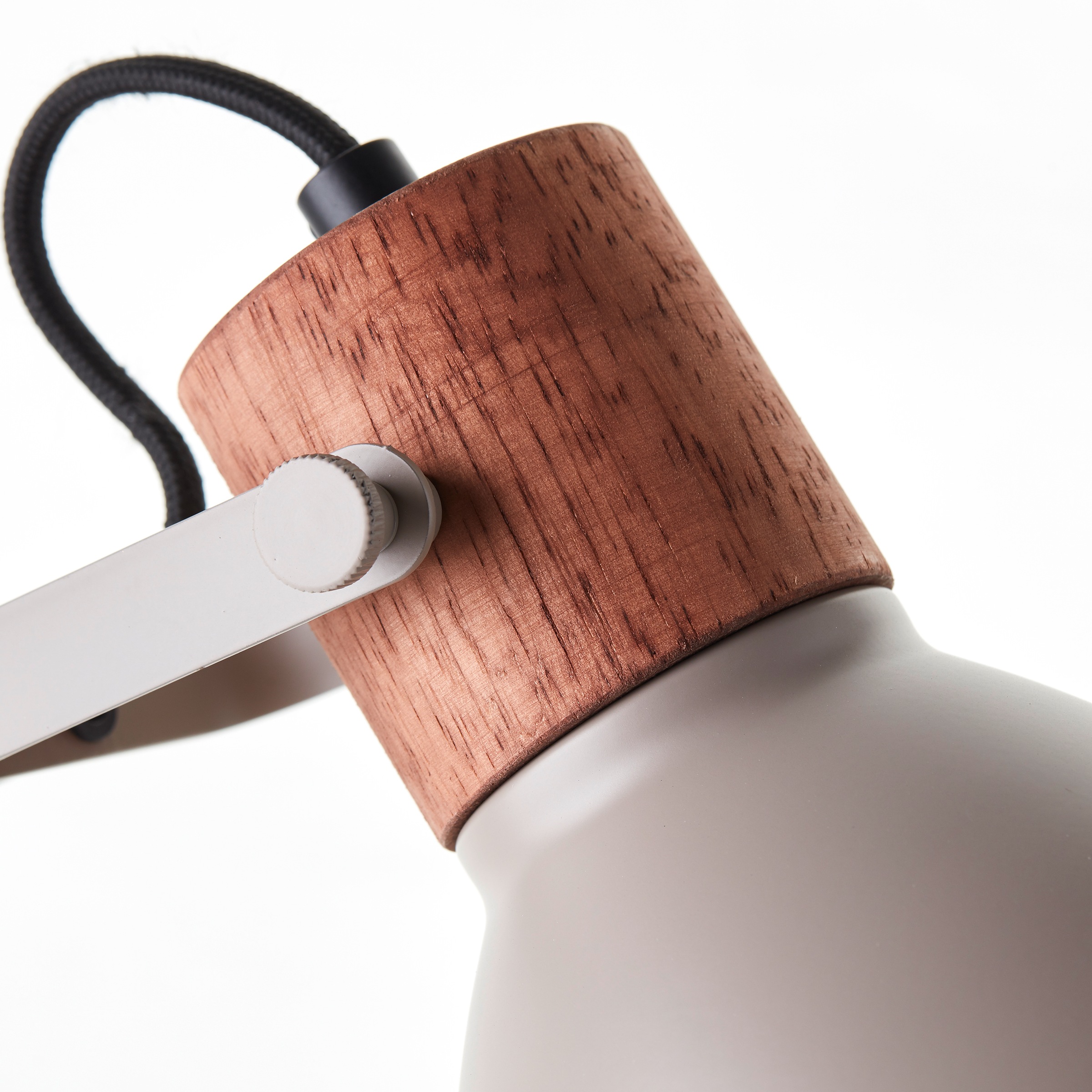 Brilliant Tischleuchte »Erena«, 1 flammig, Leuchtmittel E27 | ohne Leuchtmittel, Höhe 52 cm, E27, Metall/Holz