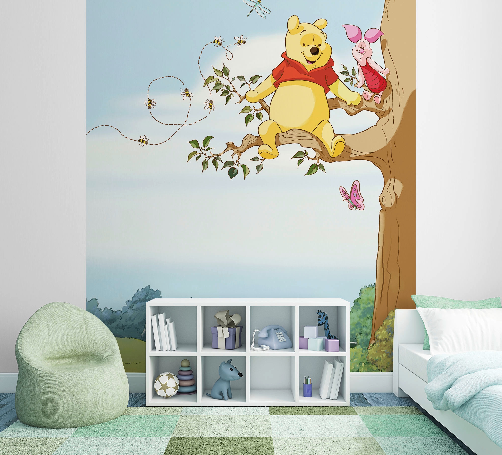 Komar Fototapete »Winnie the Pooh Tree - Größe 184 x 254 cm«, bedruckt, Woh günstig online kaufen